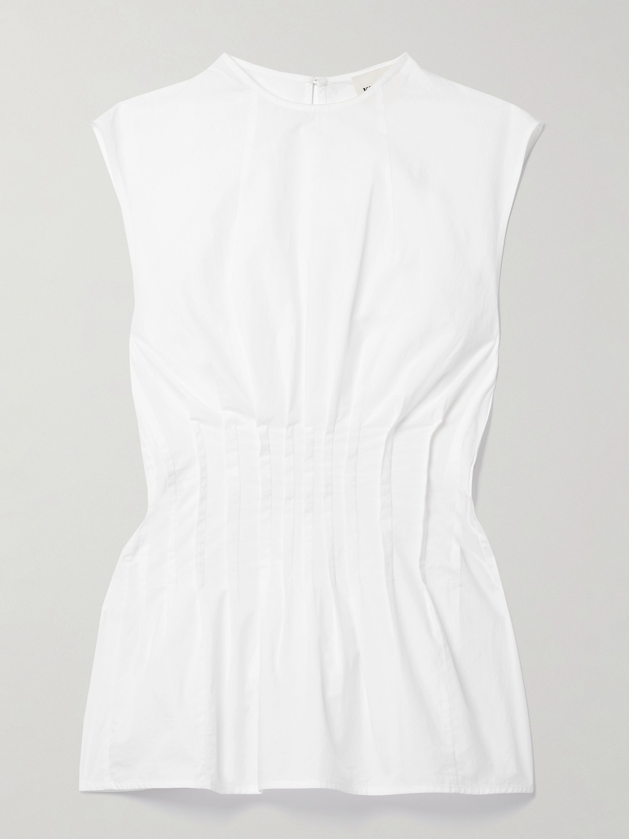 Westin Pintucked Cotton-poplin Top - 1