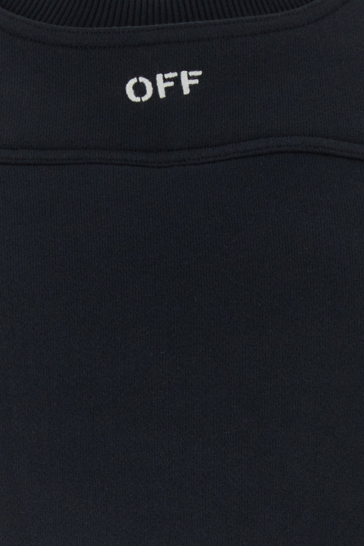 Black cotton sweatshirt - 3