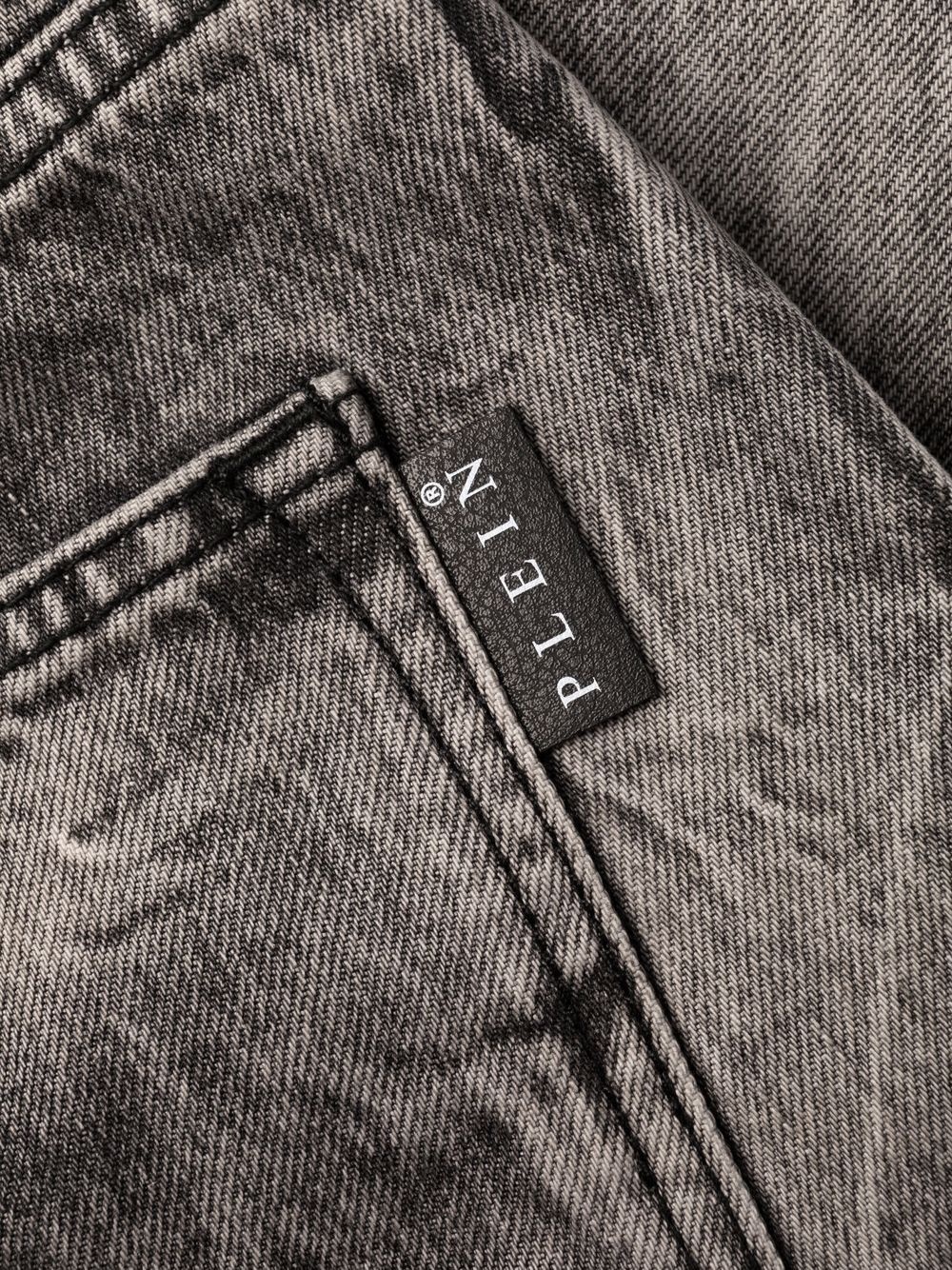 Iconic Plein wide-leg jeans - 6