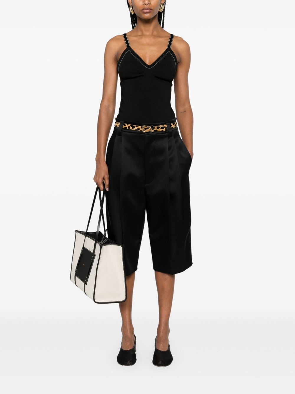 pleated bermuda shorts - 2