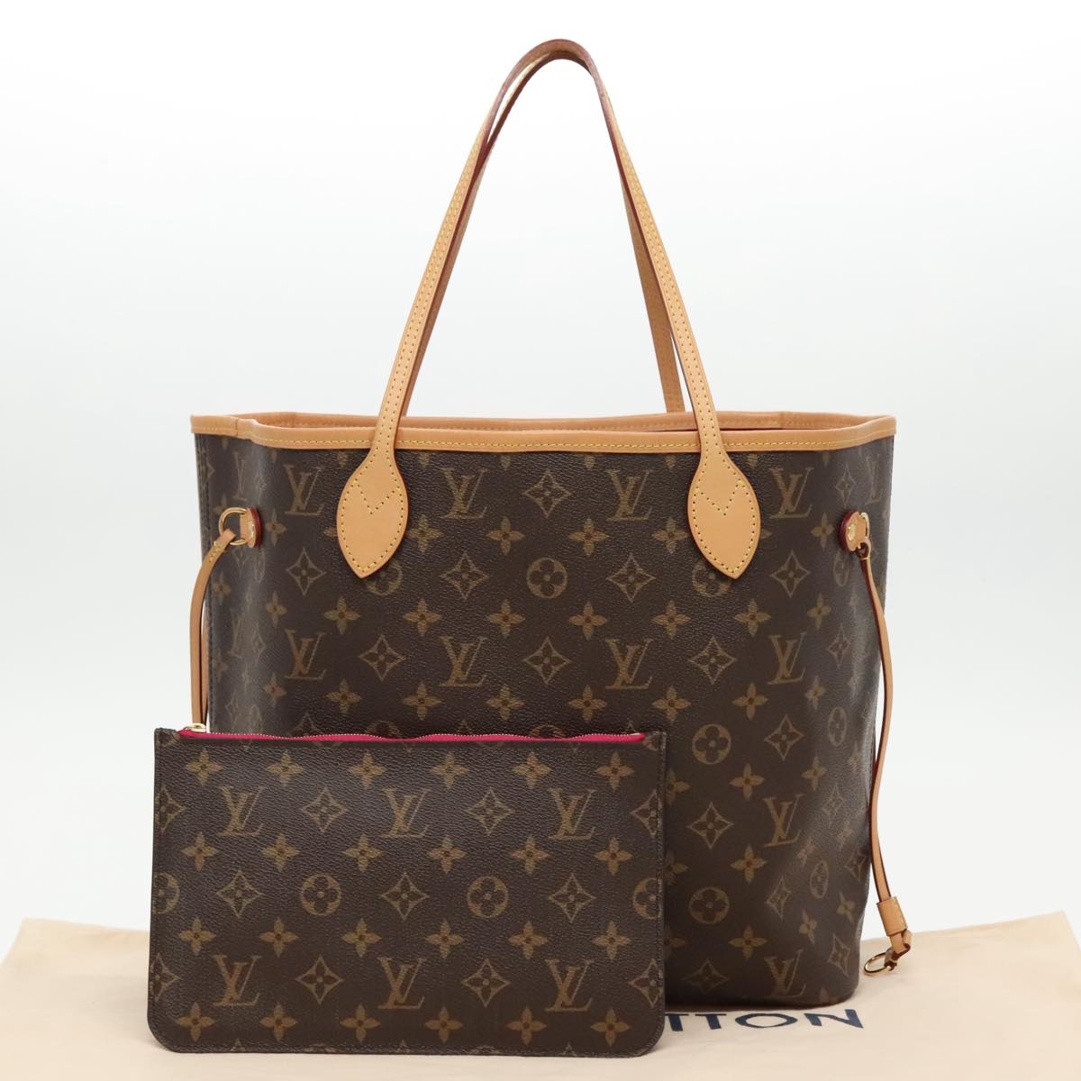 LOUIS VUITTON Monogram Neverfull MM Tote Bag M40156 - 12