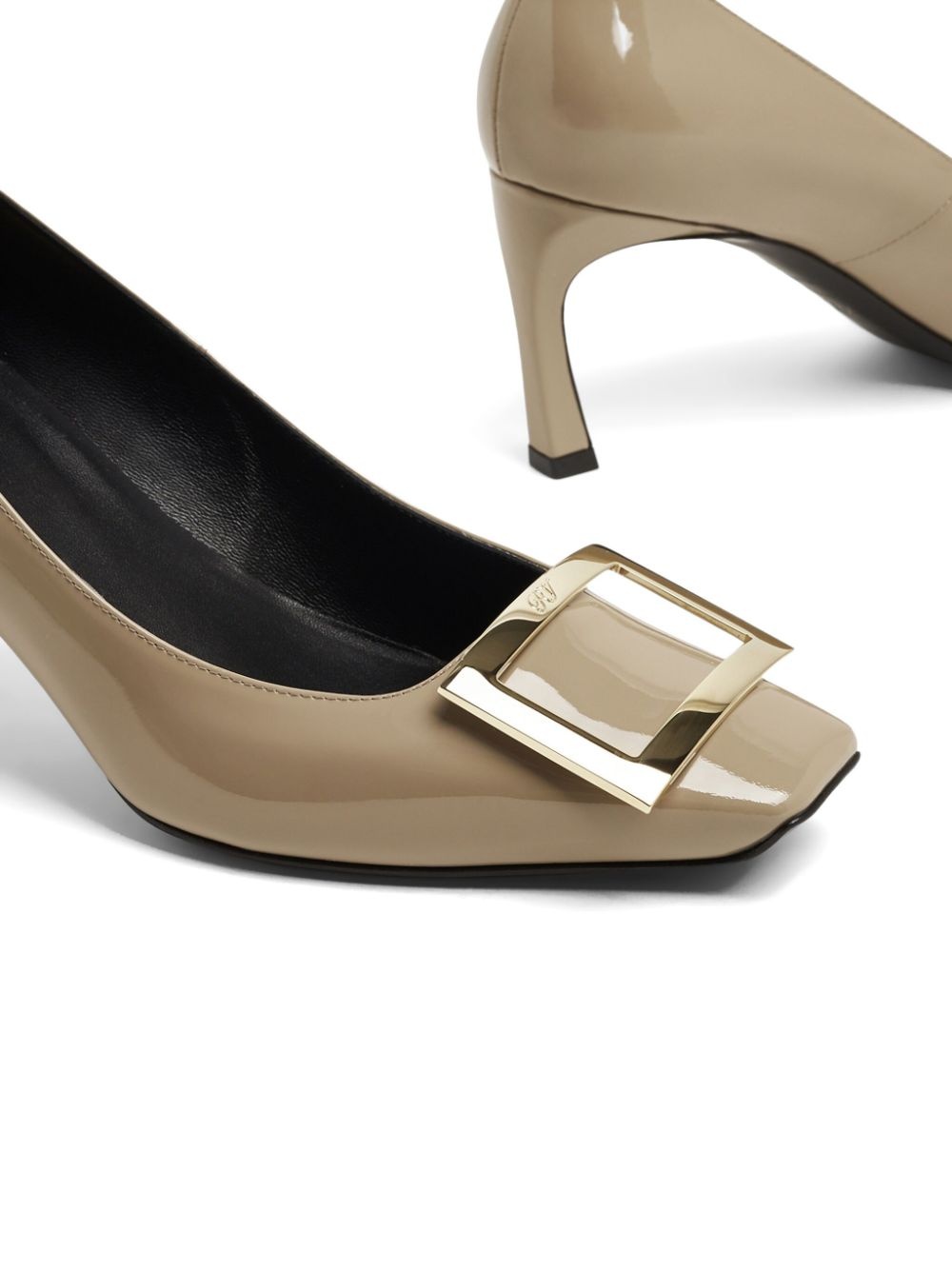 Trompette 65mm leather pumps - 5