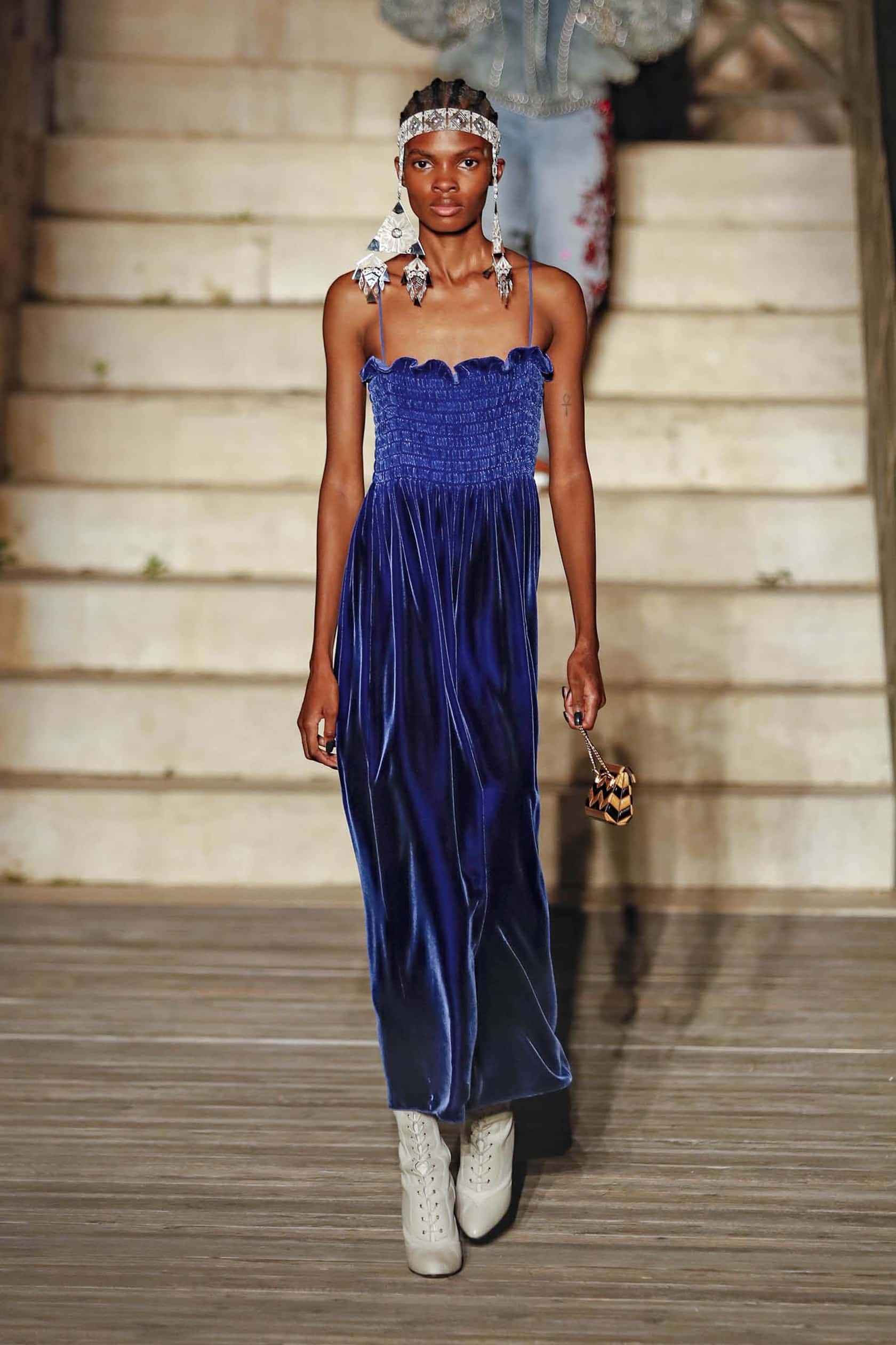 Gucci Long Velvet Dress - 2