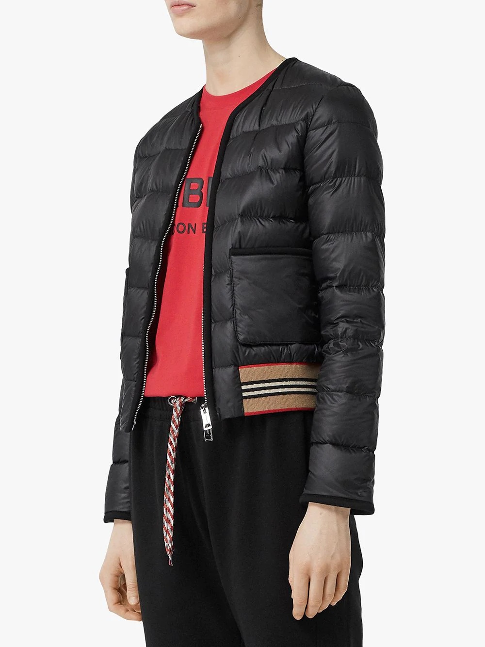 Icon Stripe Detail Down-filled Puffer Jacket - 3