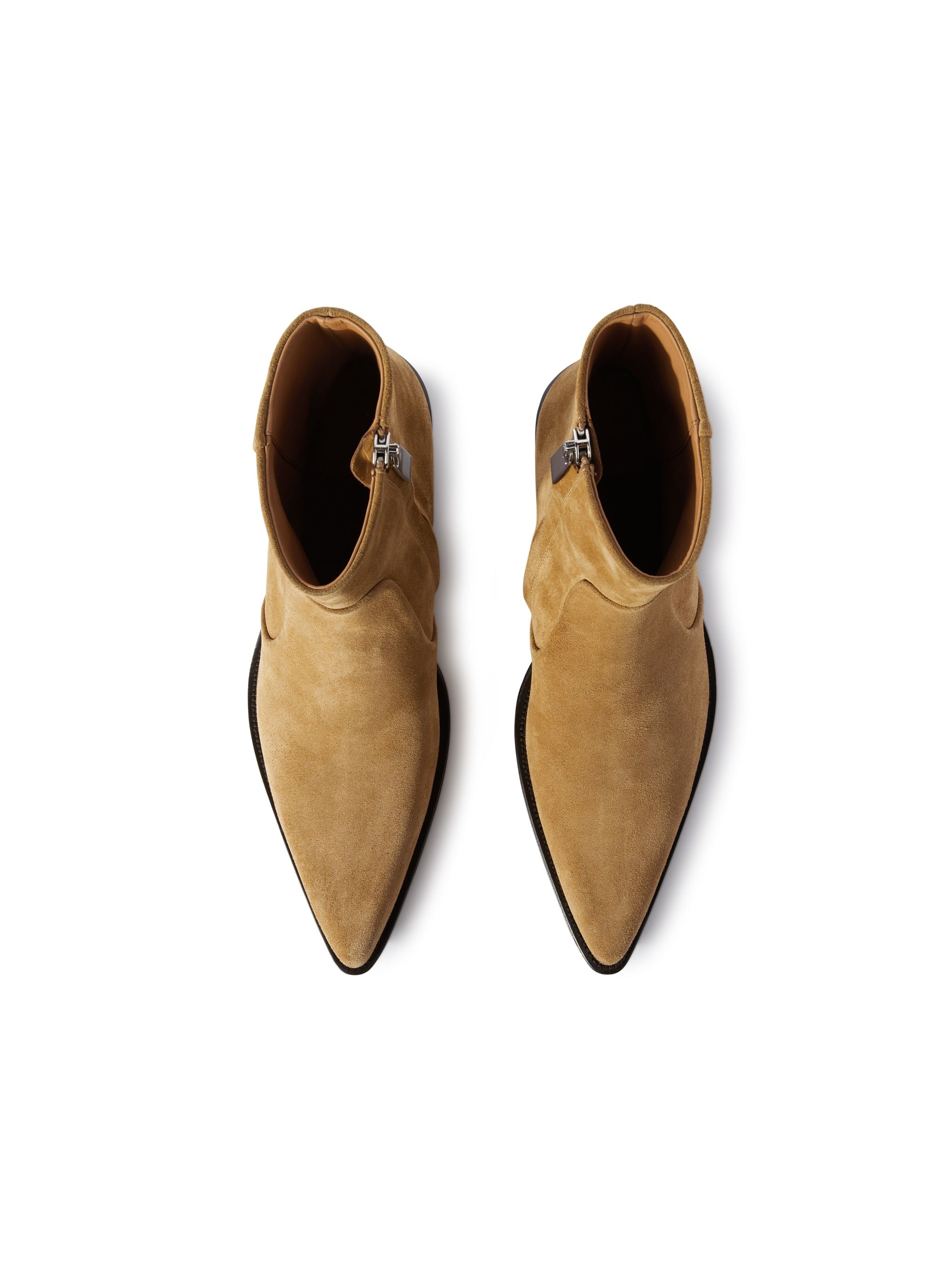 55mm Suede Ankle Boots - 3