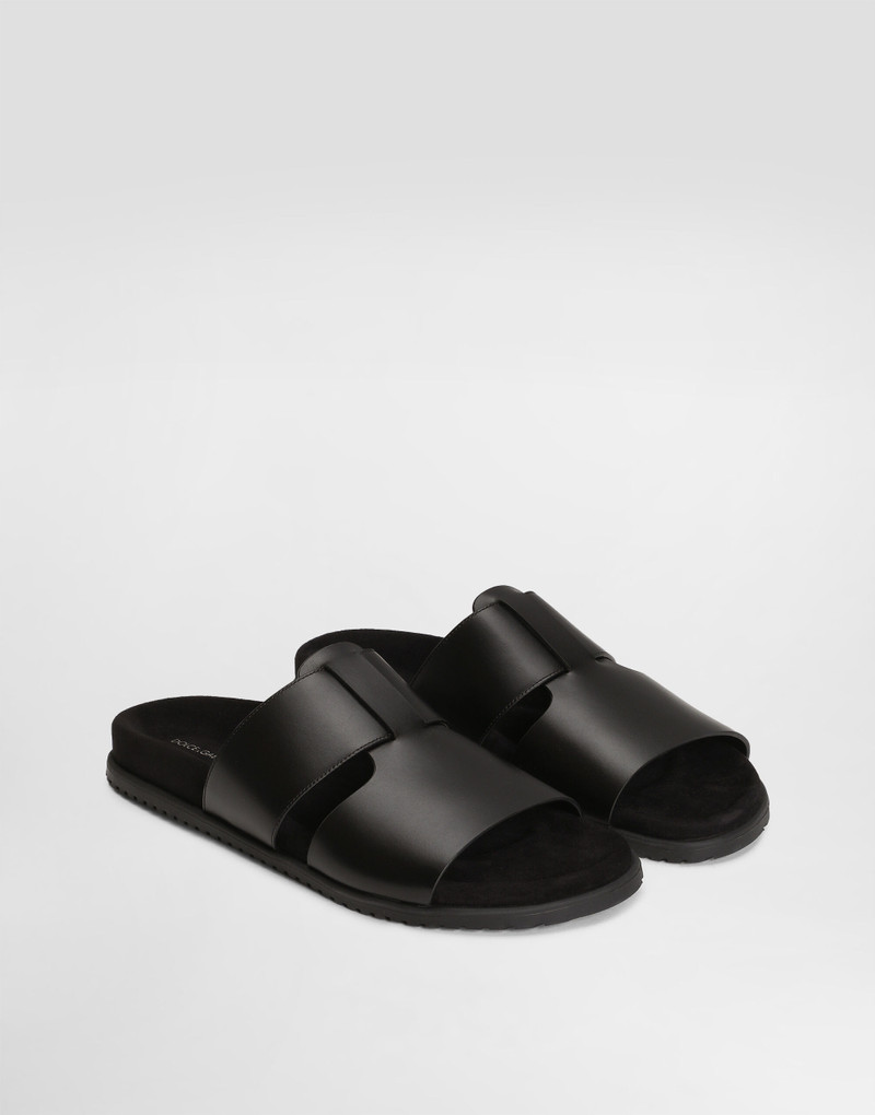 DG casual calfskin sandals 2