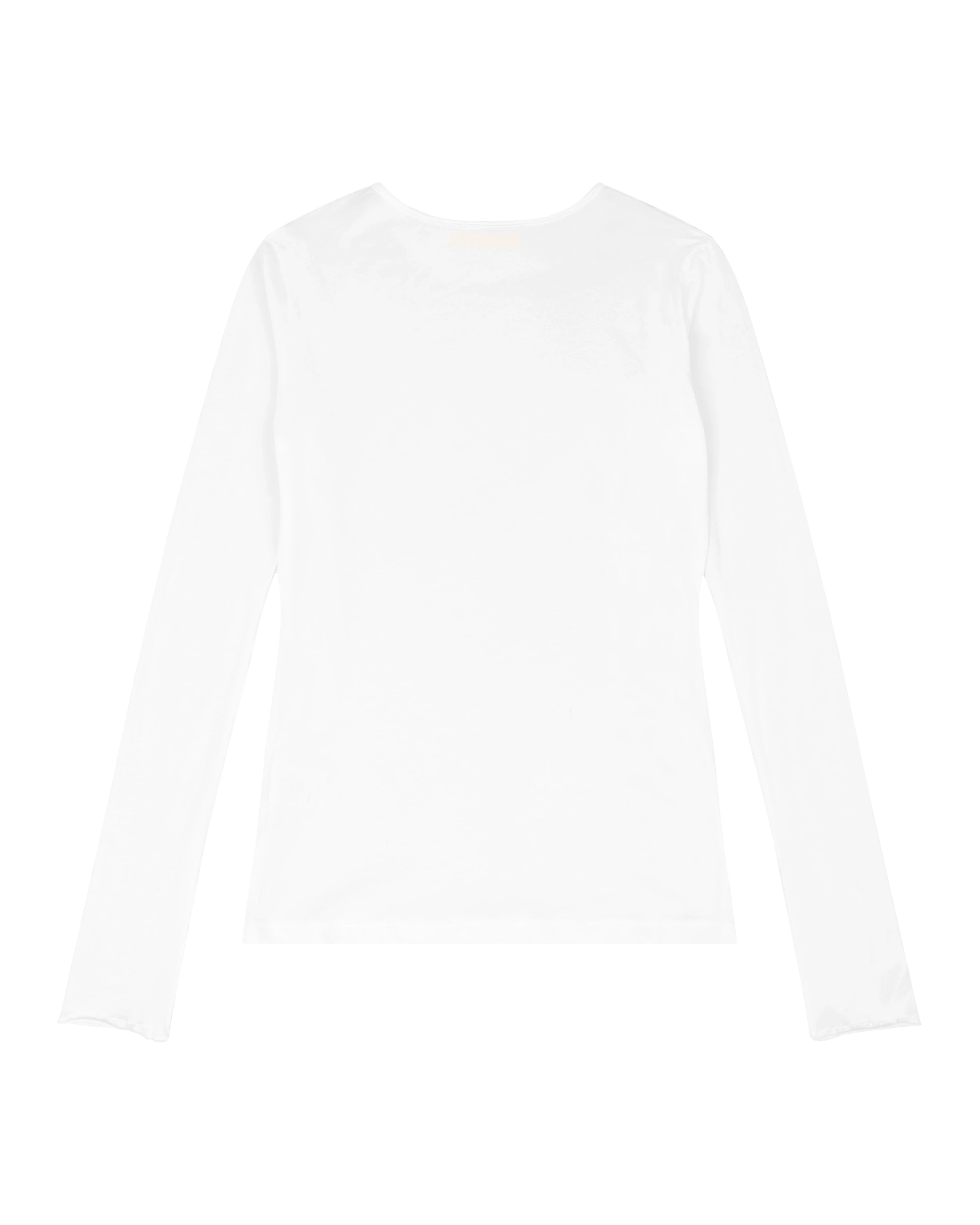 SHEER LONG SLEEVE WHITE - 4