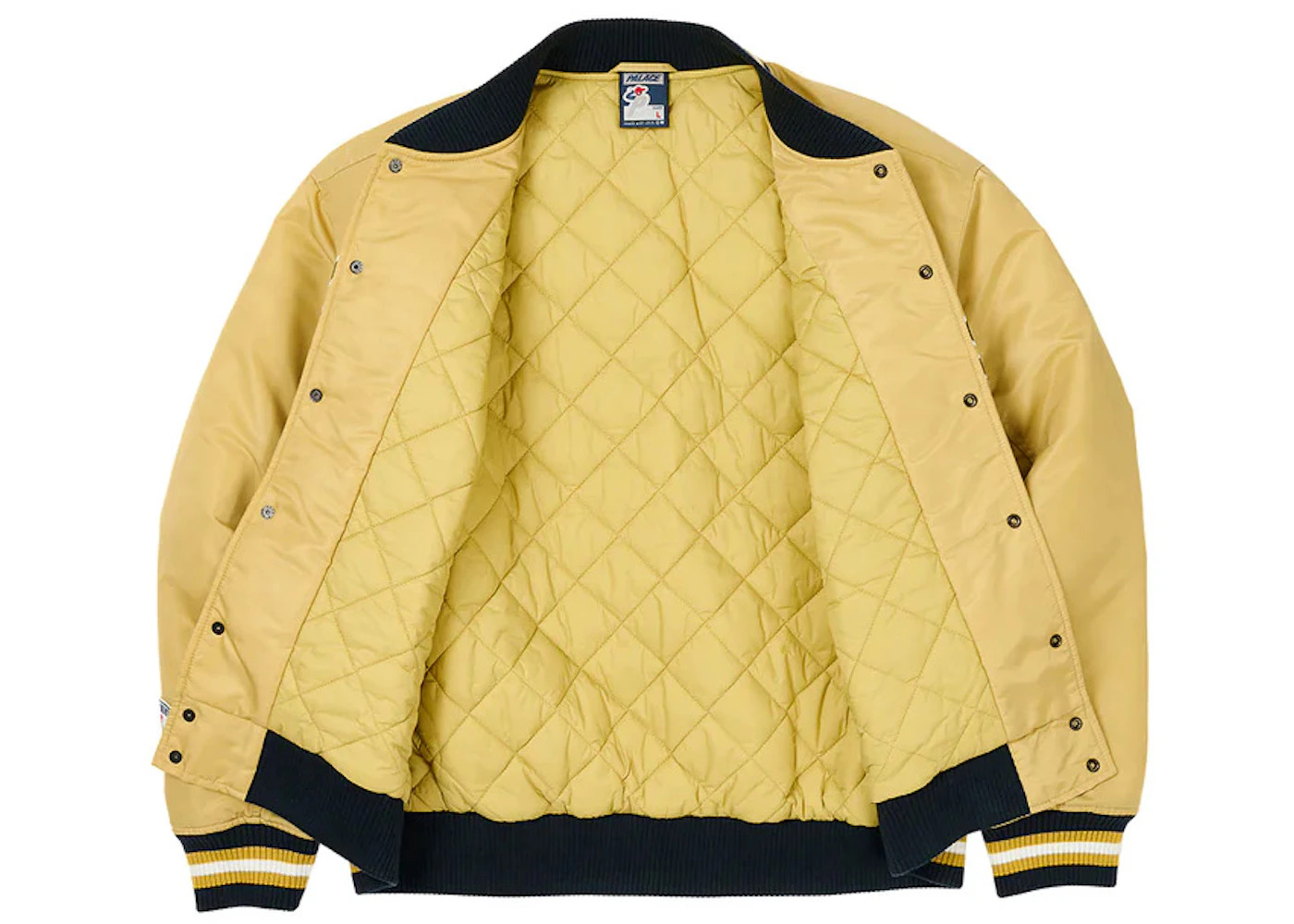Palace Satin The Arena Jacket Gold - 2