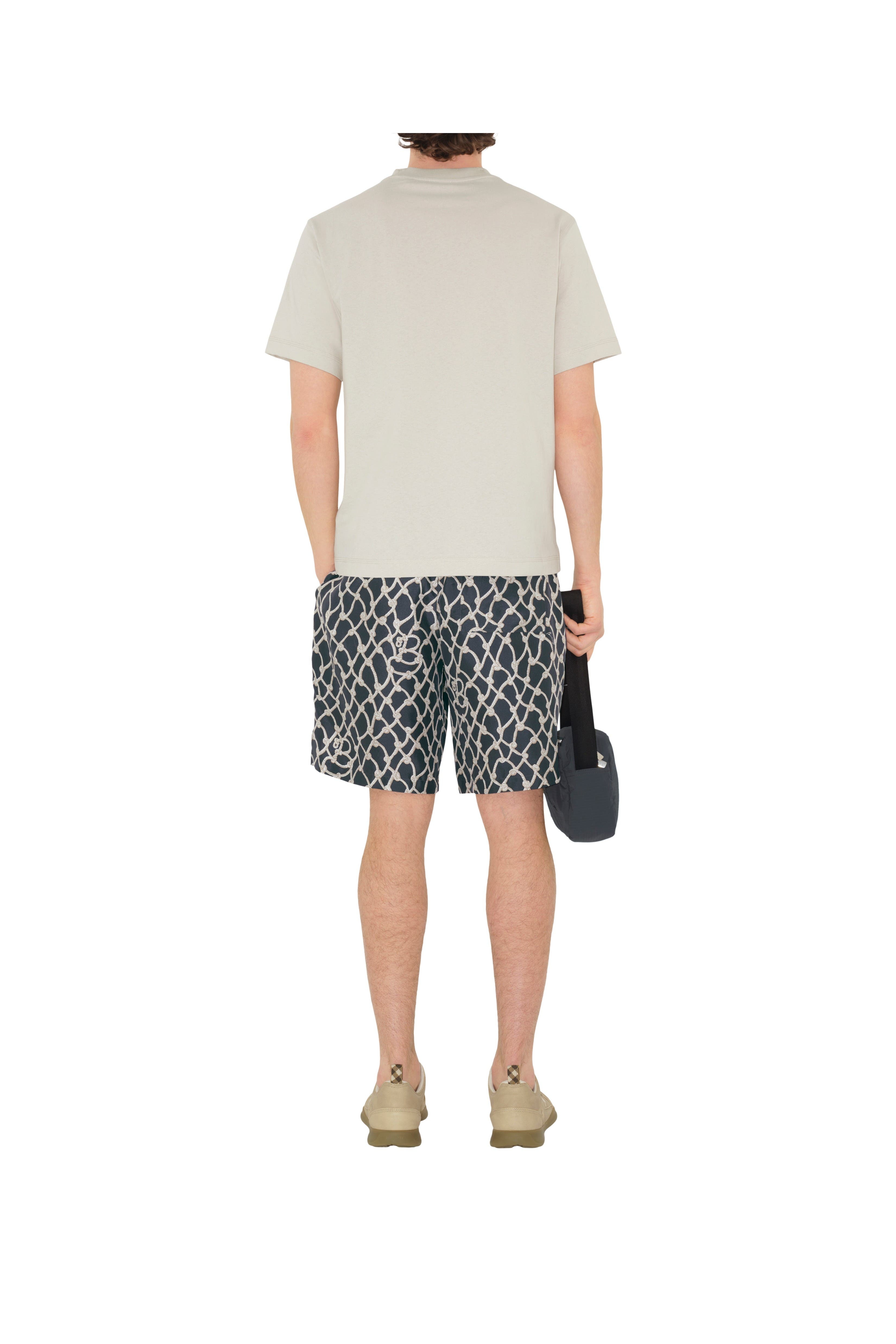 burberry Knot Logo Cotton T-shirt in Sail at Nordstrom - 4