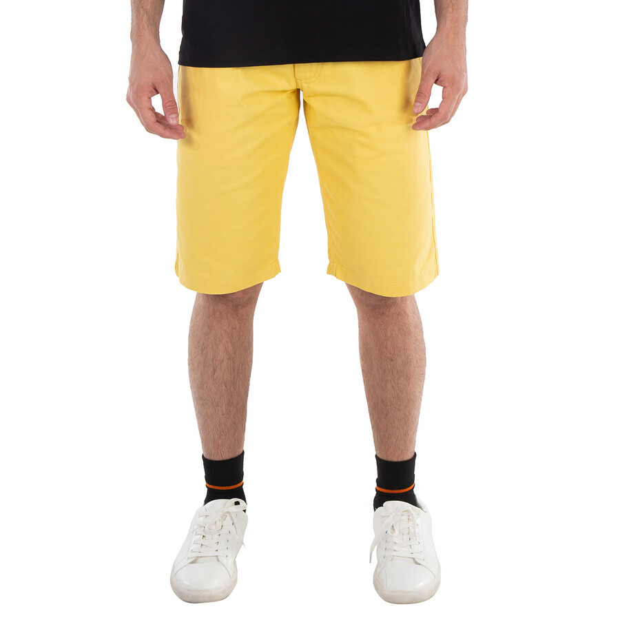 Raf Simons Men's Yellow Denim Skate Shorts - 1