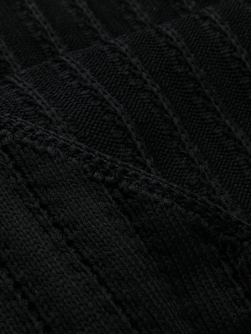 knitted halterneck midi dress 7