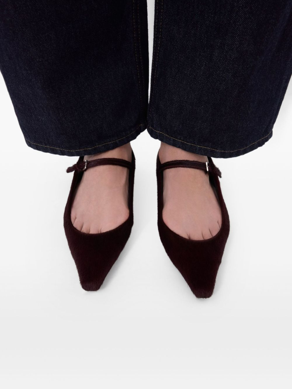 Leone pointed-toe ballet flats - 5