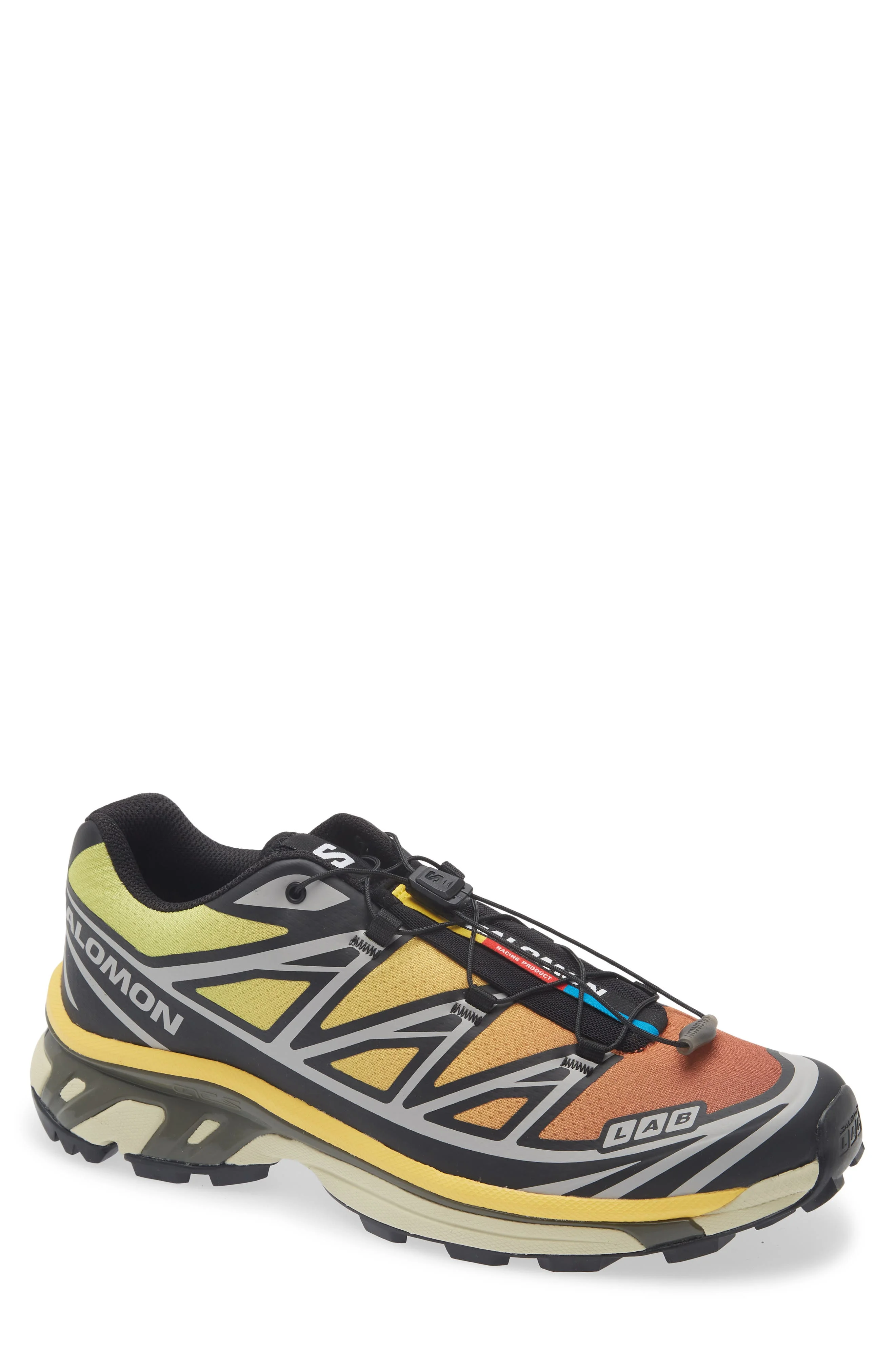 Salomon XT-6 Sneaker in Black/Grape Leaf/Beach Ball at Nordstrom - 1