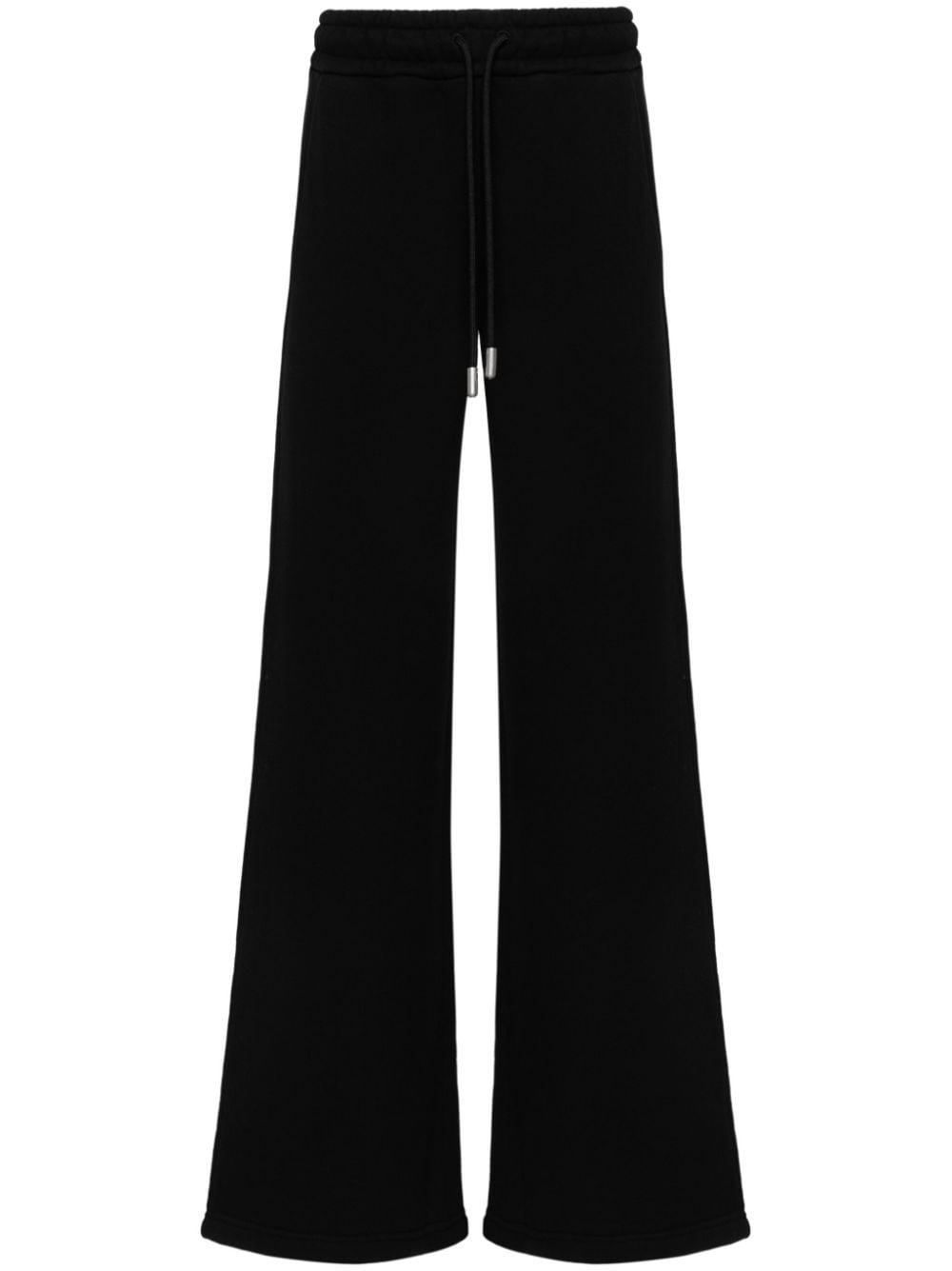 Diag-stripe wide-leg trousers - 1