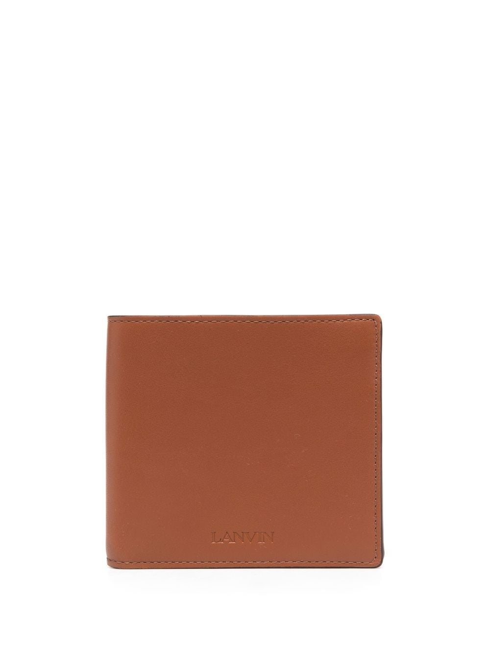 logo-embossed bifold wallet - 1