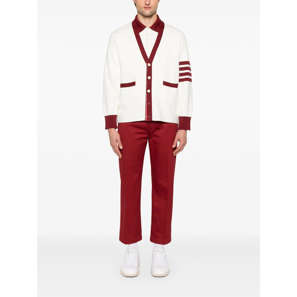 Thom Browne White Sweaters & Knitwear - Cardigans Men - 5