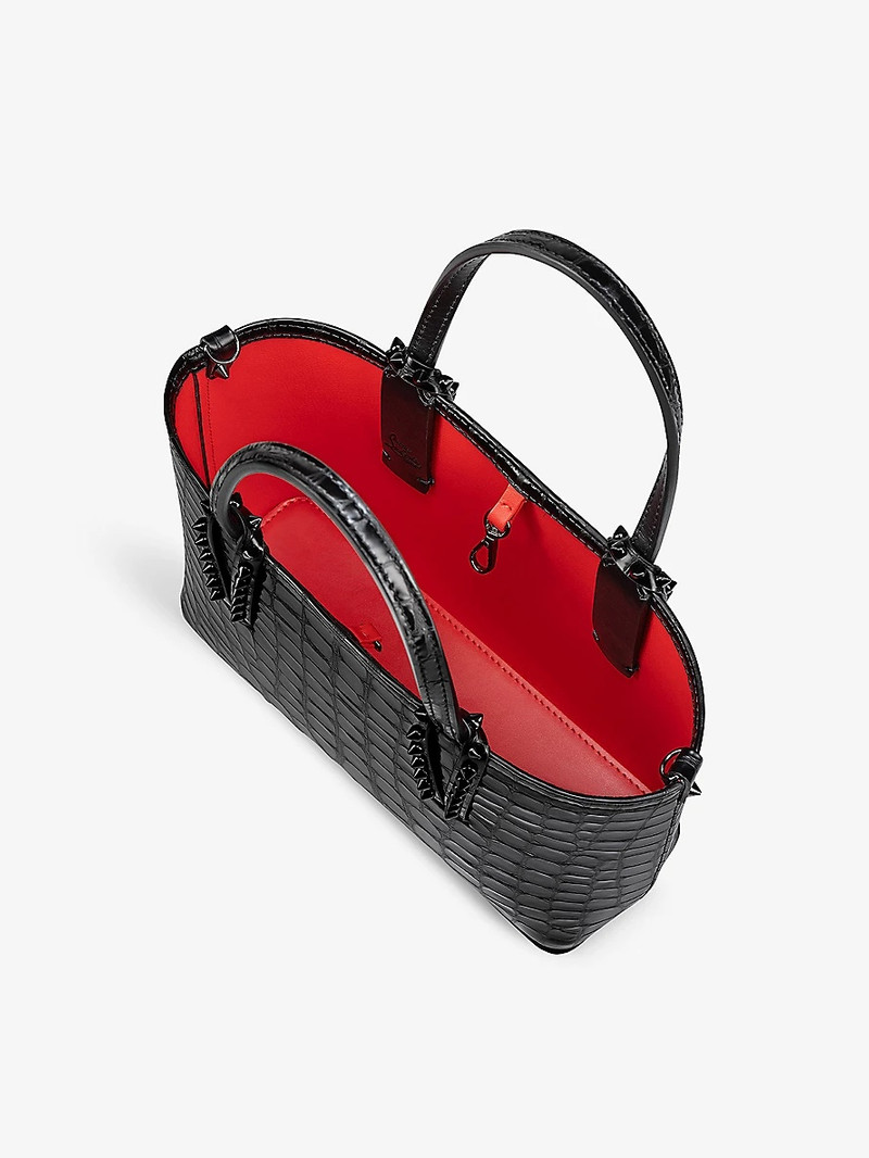 Cabata leather tote bag 4