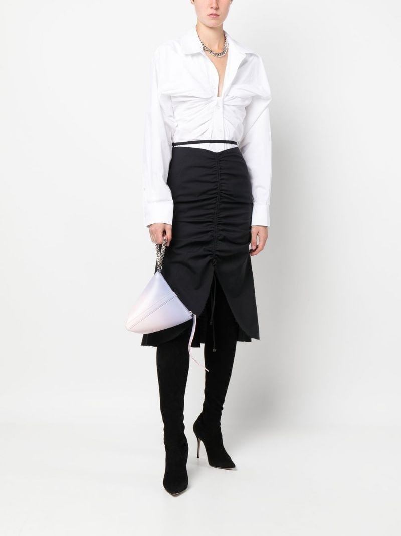 gradient-effect triangle clutch bag - 2