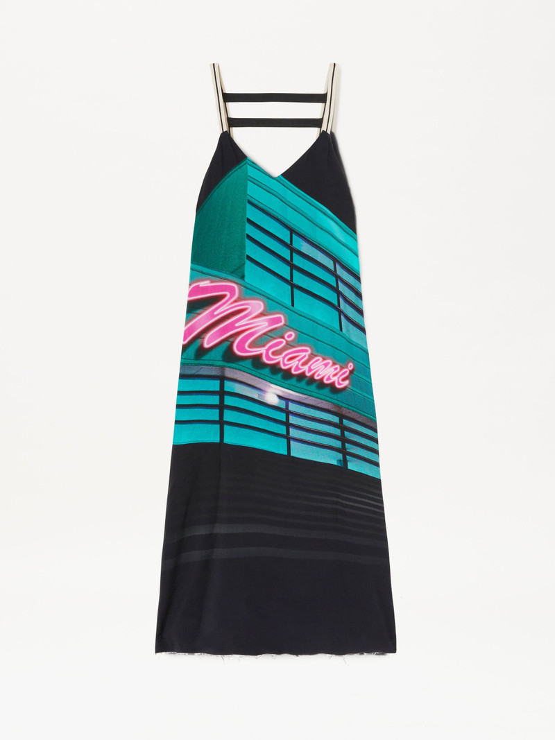 Miami Track Straps Midi Dress 1