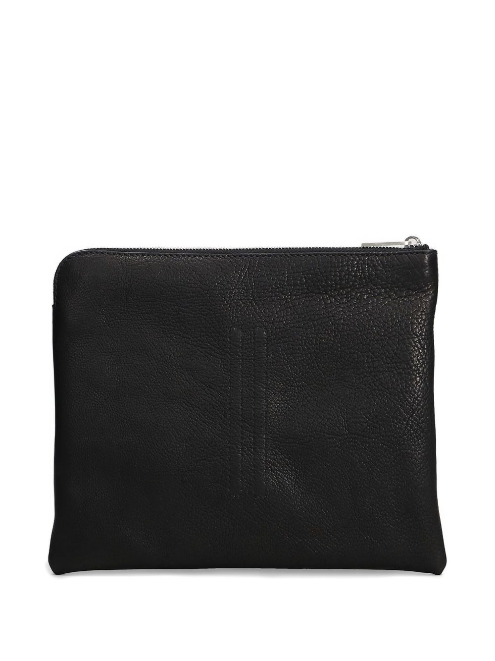 leather zip-top shoulder bag - 2