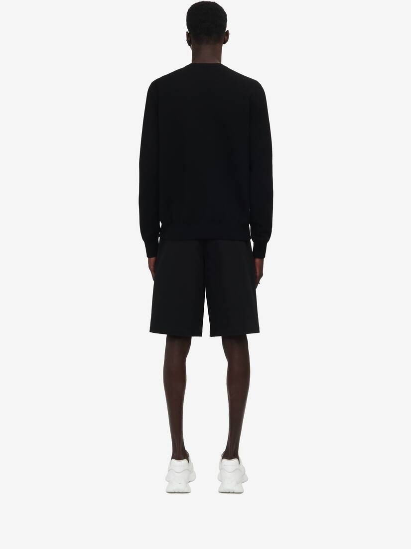 Men's Baggy Shorts in Black - 4