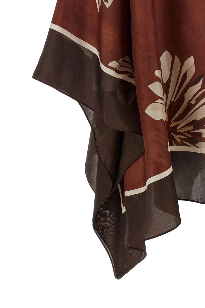 Silk scarf blouse 4