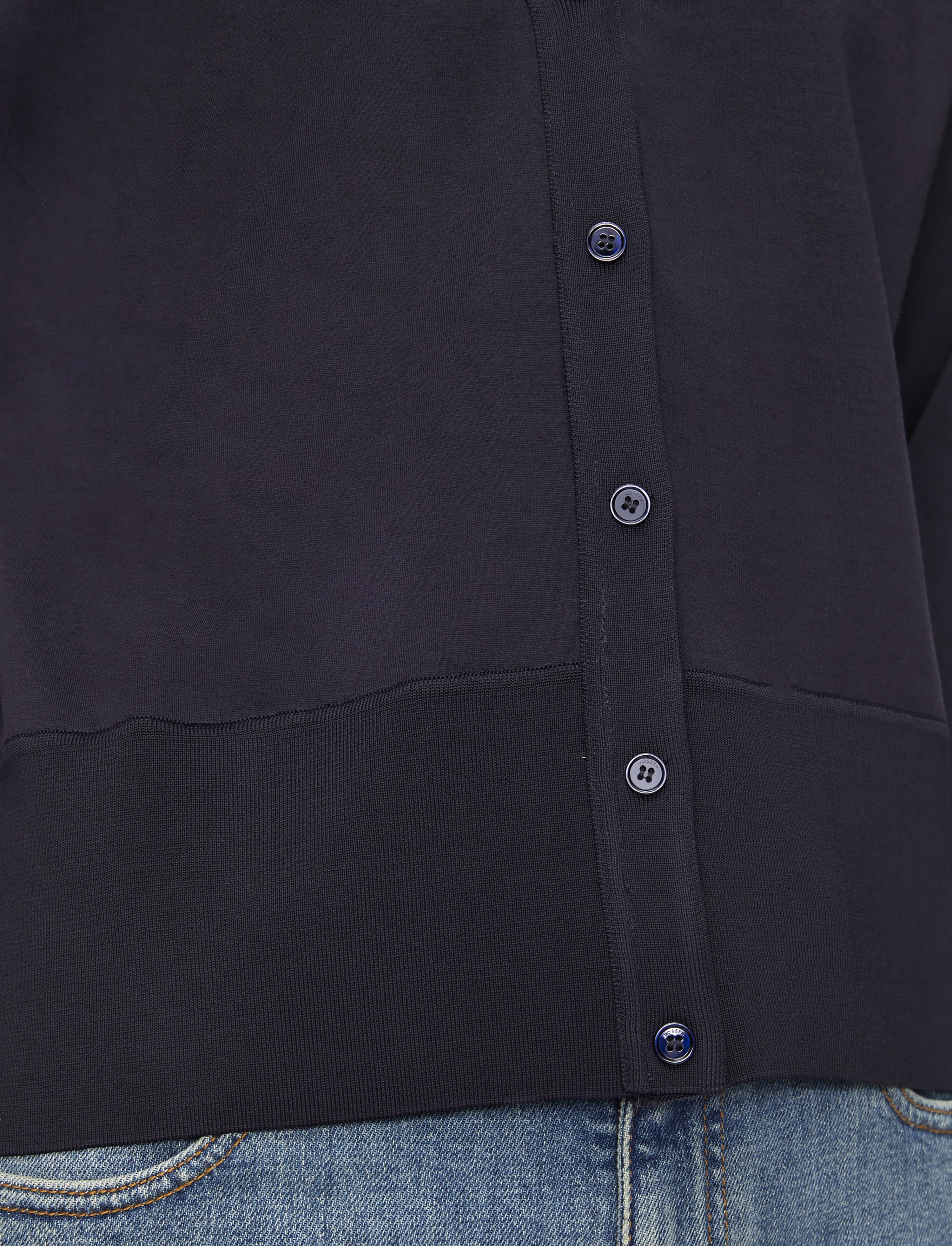 Jersey Habotai Silk Cardigan - 6