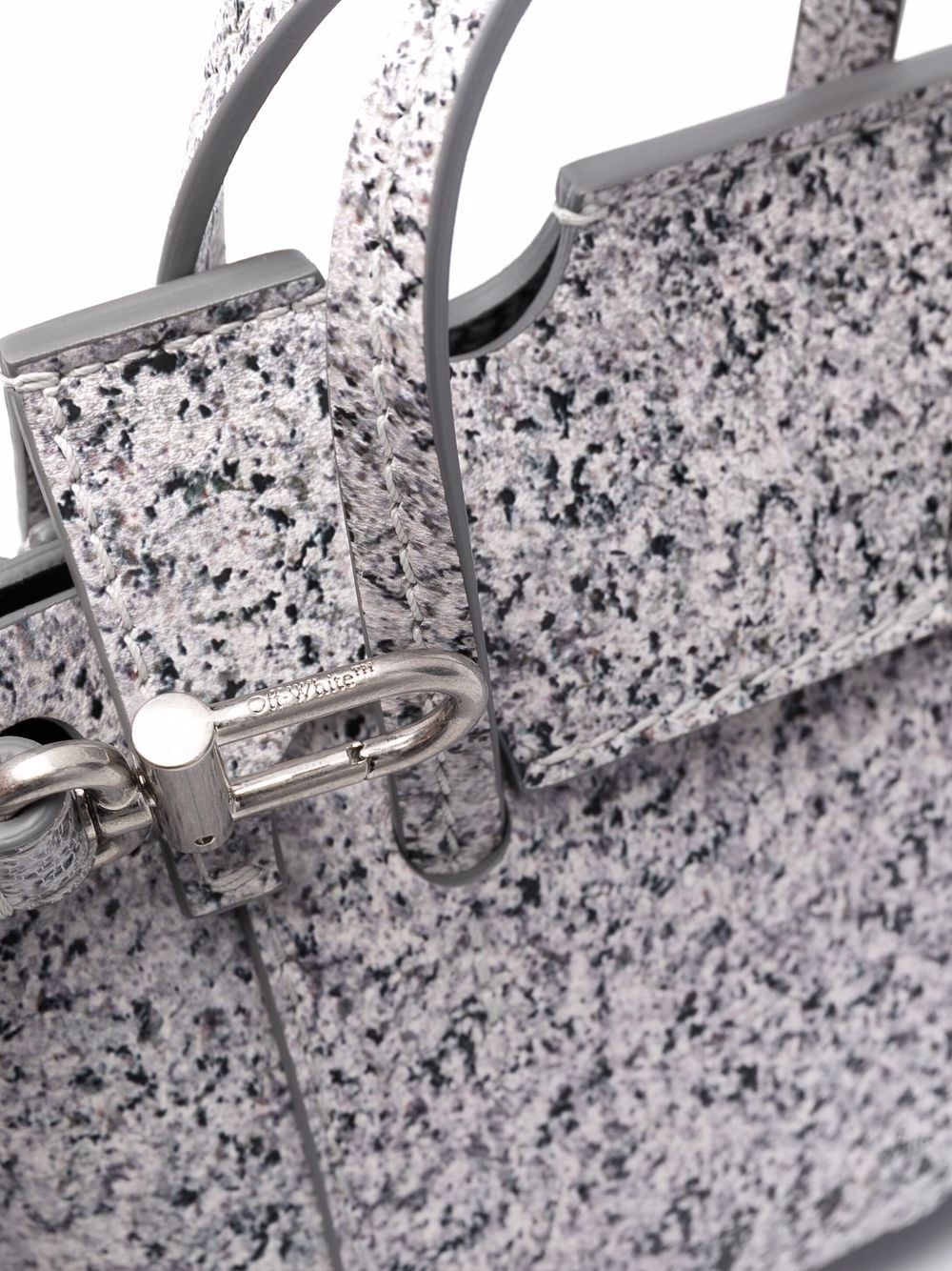 Burrow-16 marbled tote bag - 4
