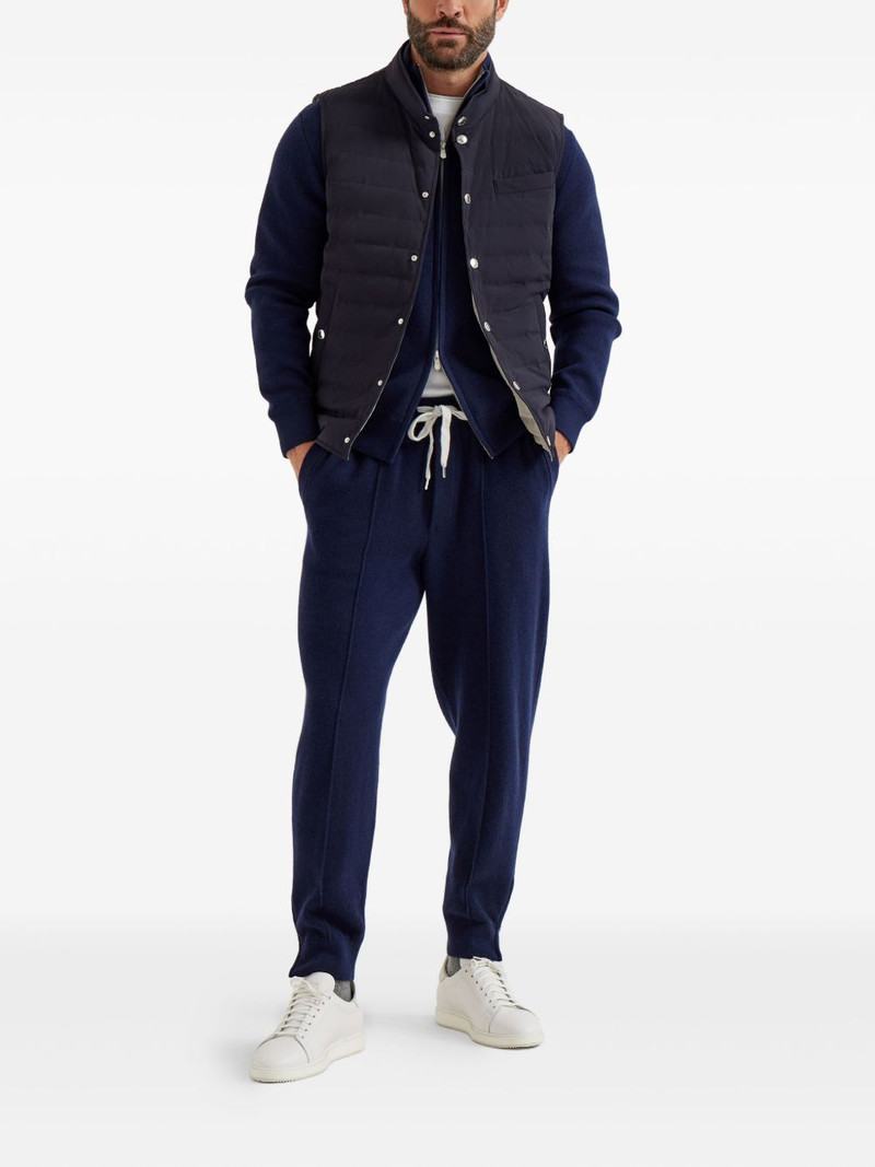 Brunello Cucinelli quilted snap-fastening gilet outlook