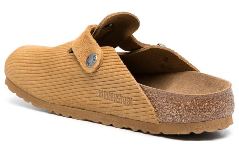 Birkenstock Boston Suede Embossed Narrow Fit 'Butterscotch Brown' 1025668 4