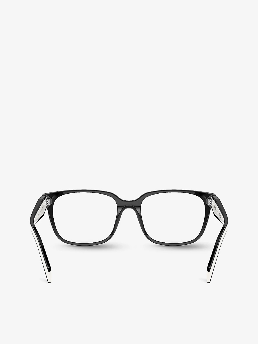 PR 17ZV rectangle-frame acetate glasses - 4