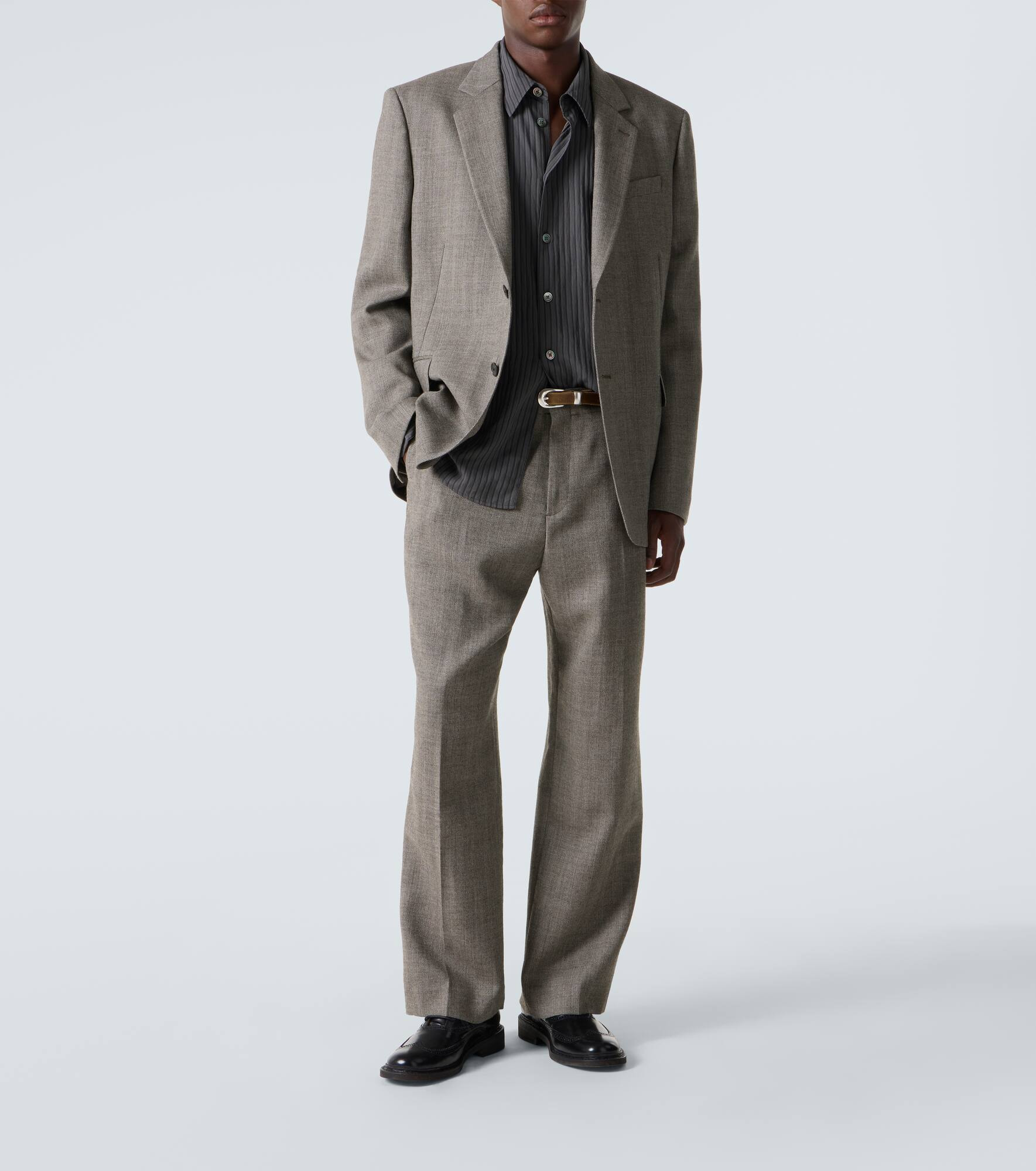 Ceremony herringbone virgin wool blazer - 2