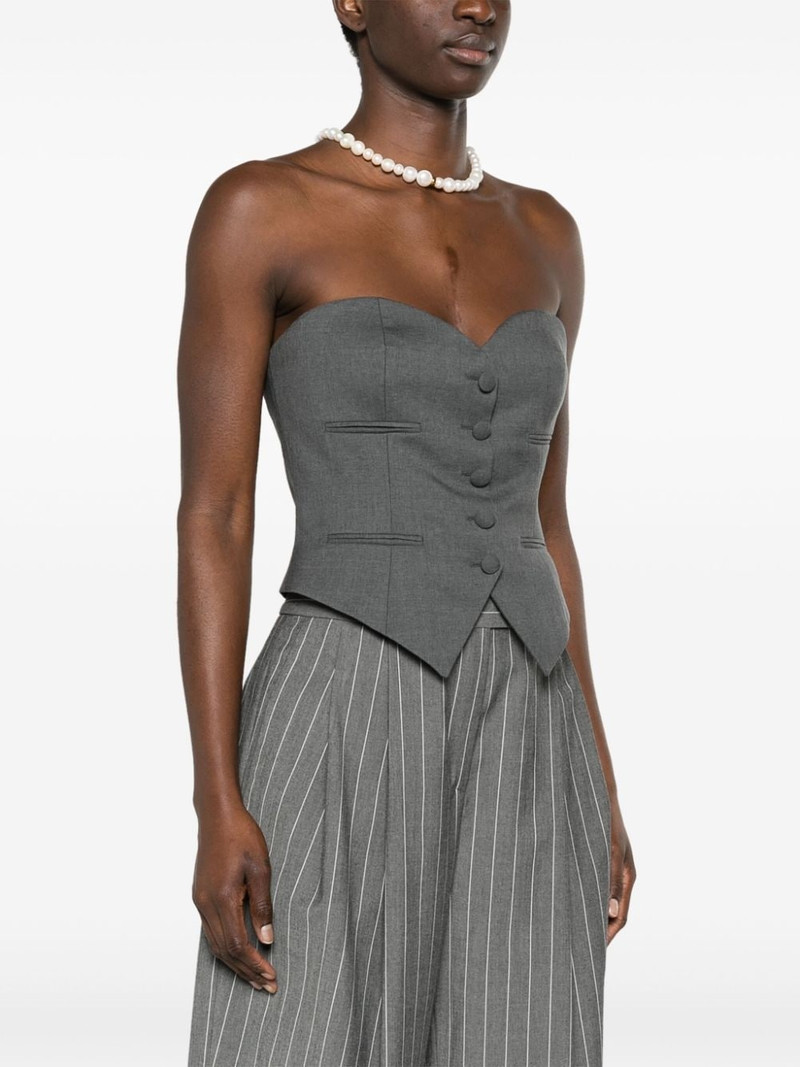 strapless sweetheart-neck vest 3