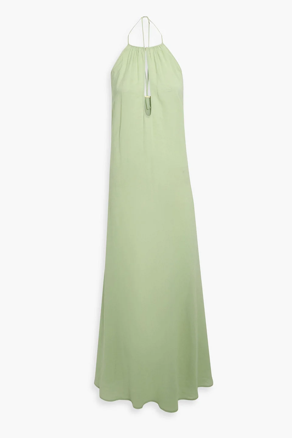 Orla cutout crepe halterneck maxi dress - 1