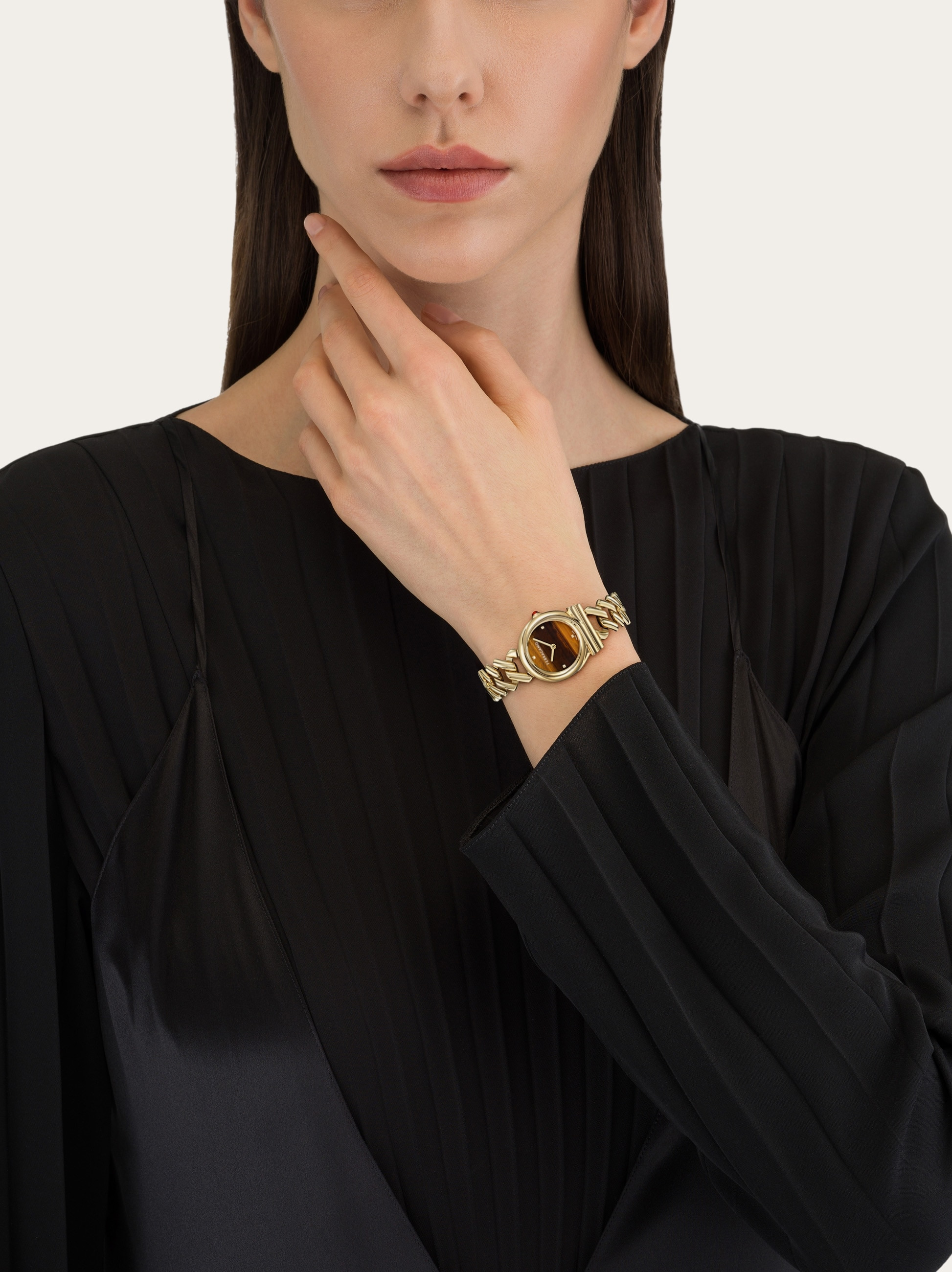 Gancini Twisted Chain Watch - 4