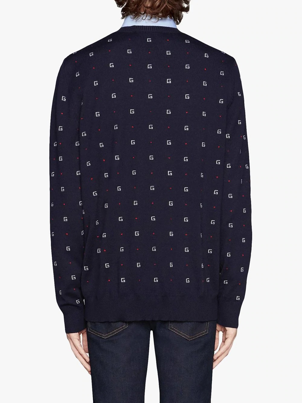 G dot jacquard jumper - 4