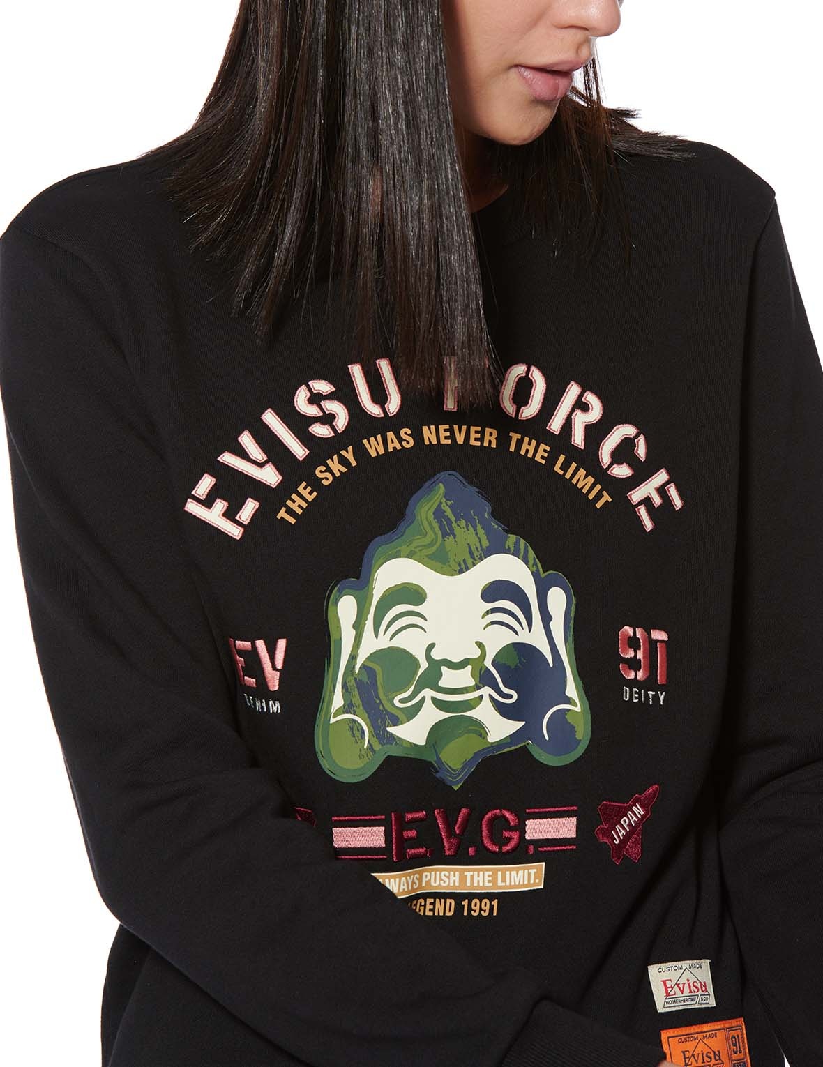 BRUSHSTROKE GODHEAD PRINT SWEATSHIRT - 5