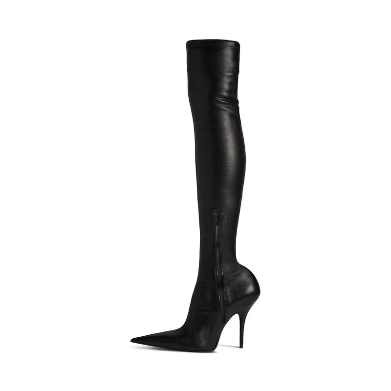 BALENCIAGA Women's Avenue 110mm Boot  in Black outlook