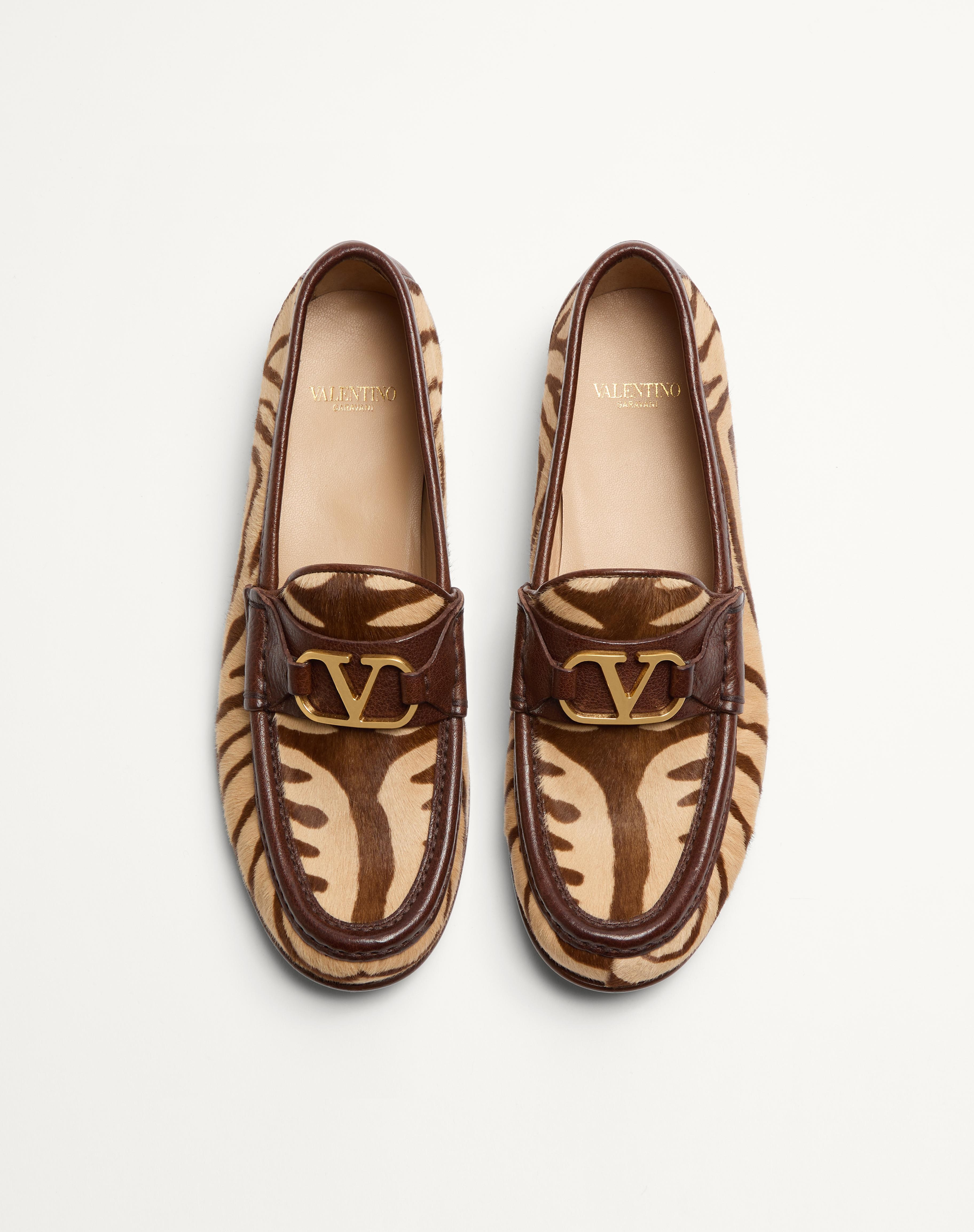 VLOGO SIGNATURE PONY-EFFECT CALFSKIN LOAFER 20MM - 5