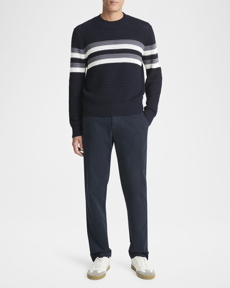 Vince Men's Crochet Chest-Stripe T-Shirt outlook