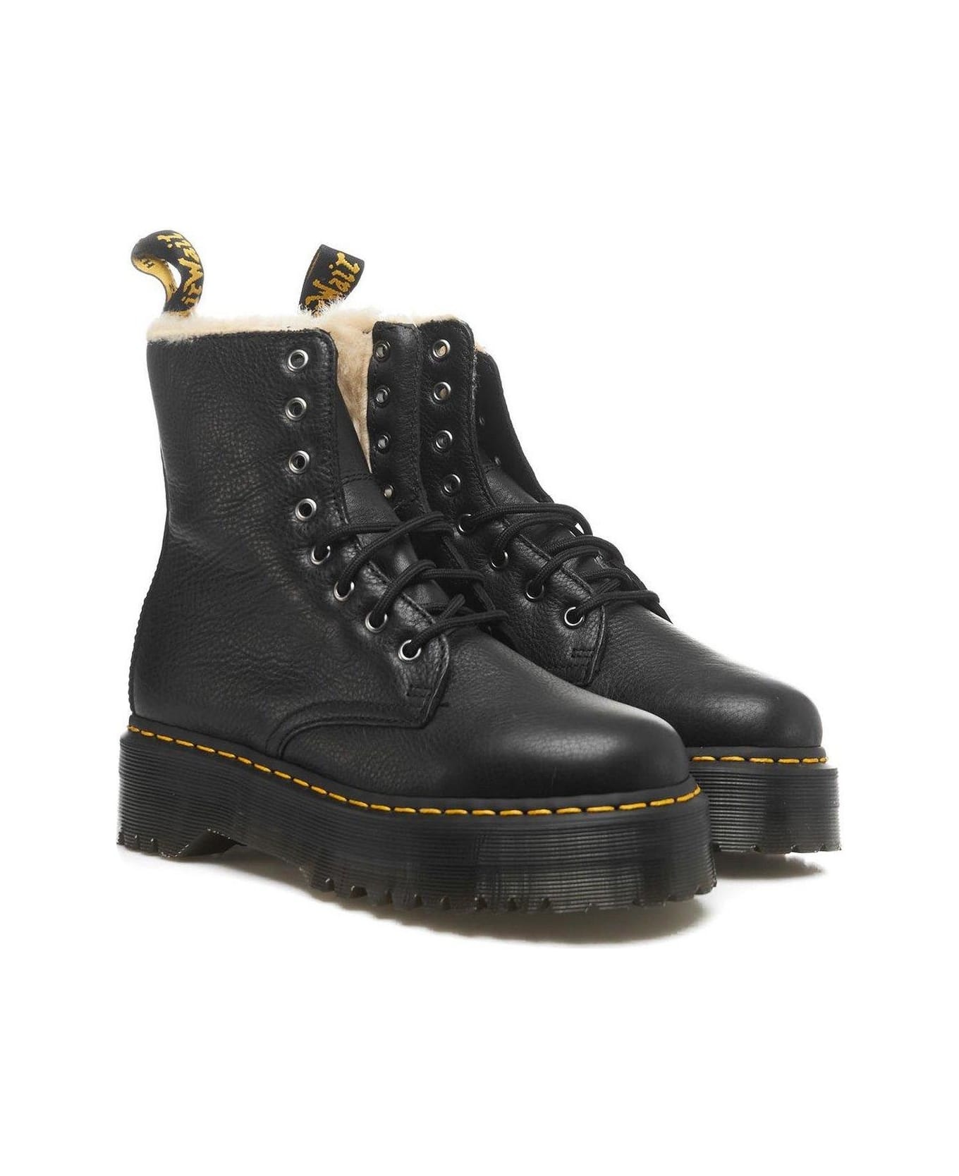 Jadon Lace-up Platform Boots - 4