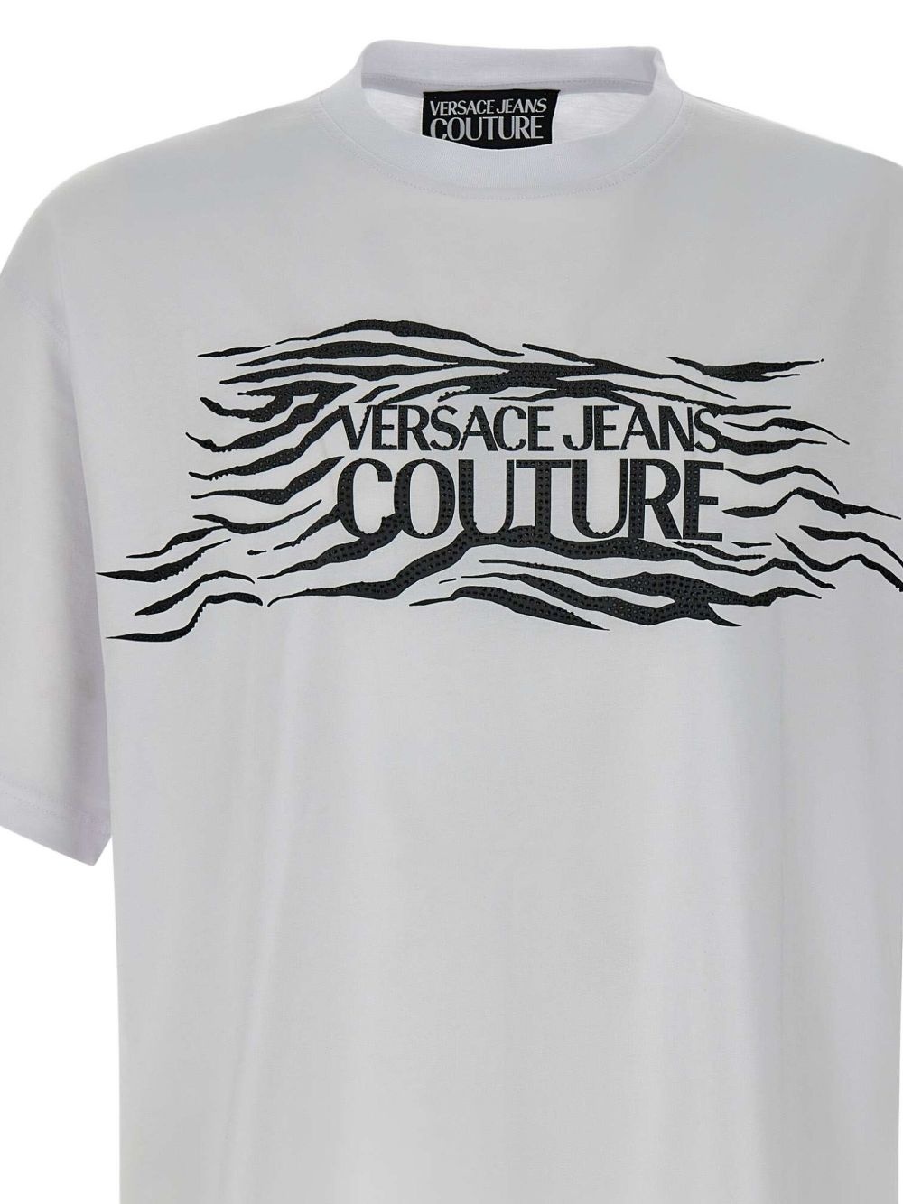 zebra-motif t-shirt - 6