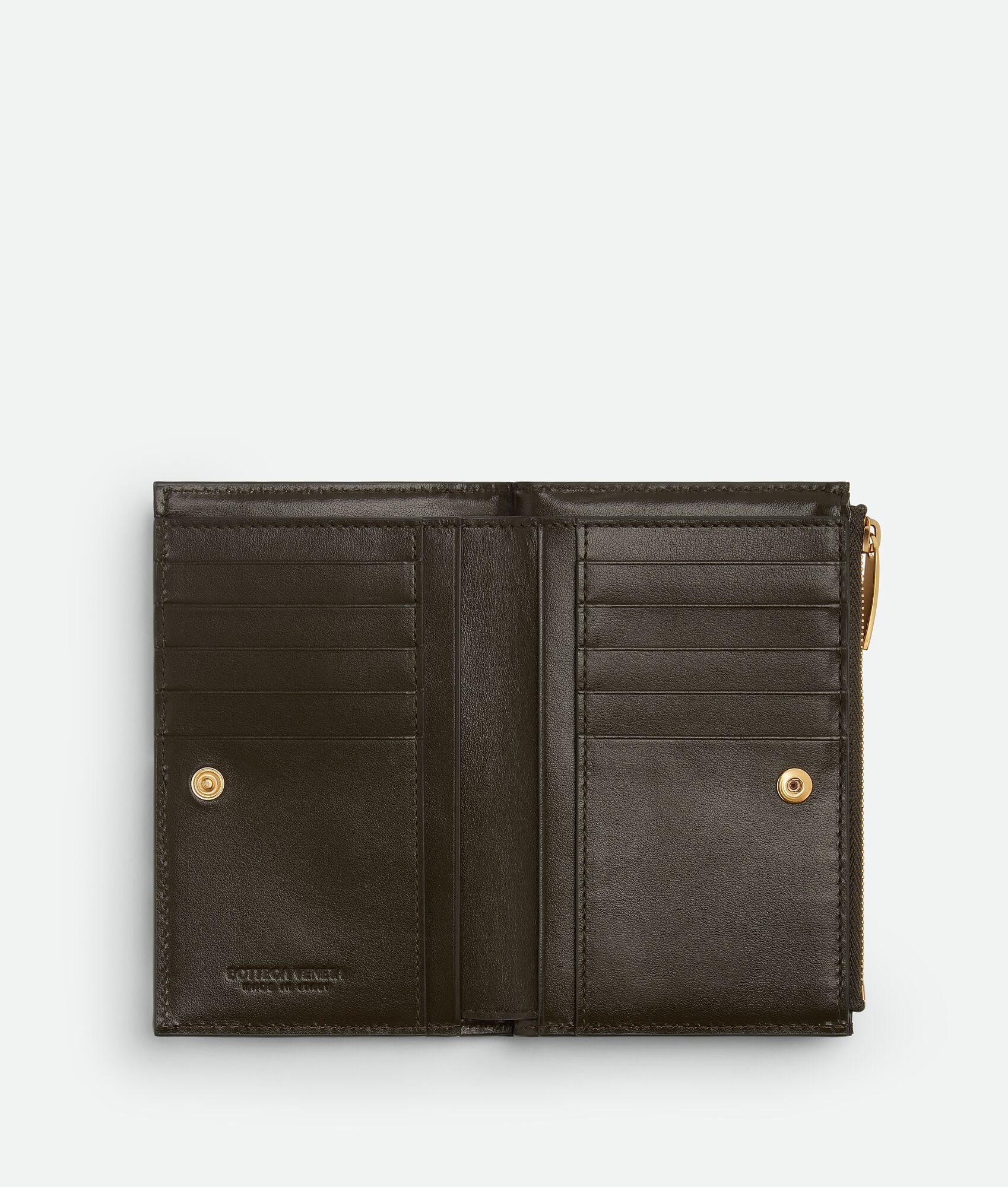 Intrecciato Diagonal Medium Bi-Fold Wallet 2