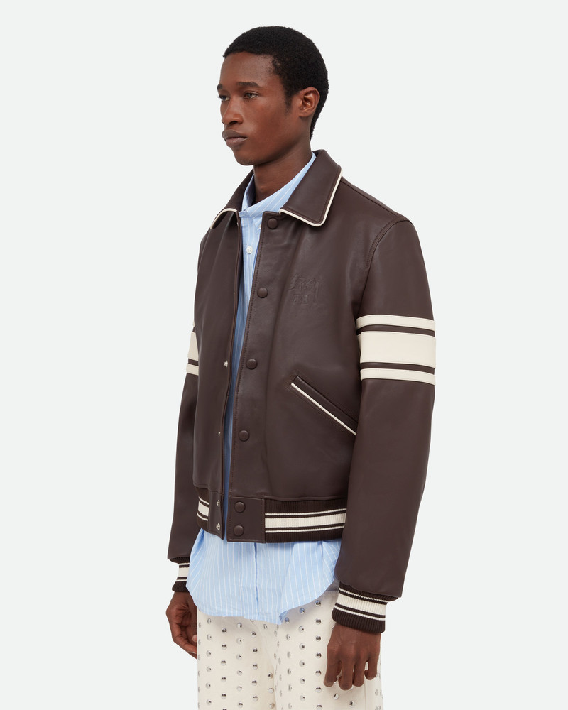 Wales Bonner x Stüssy Leather Varsity 3