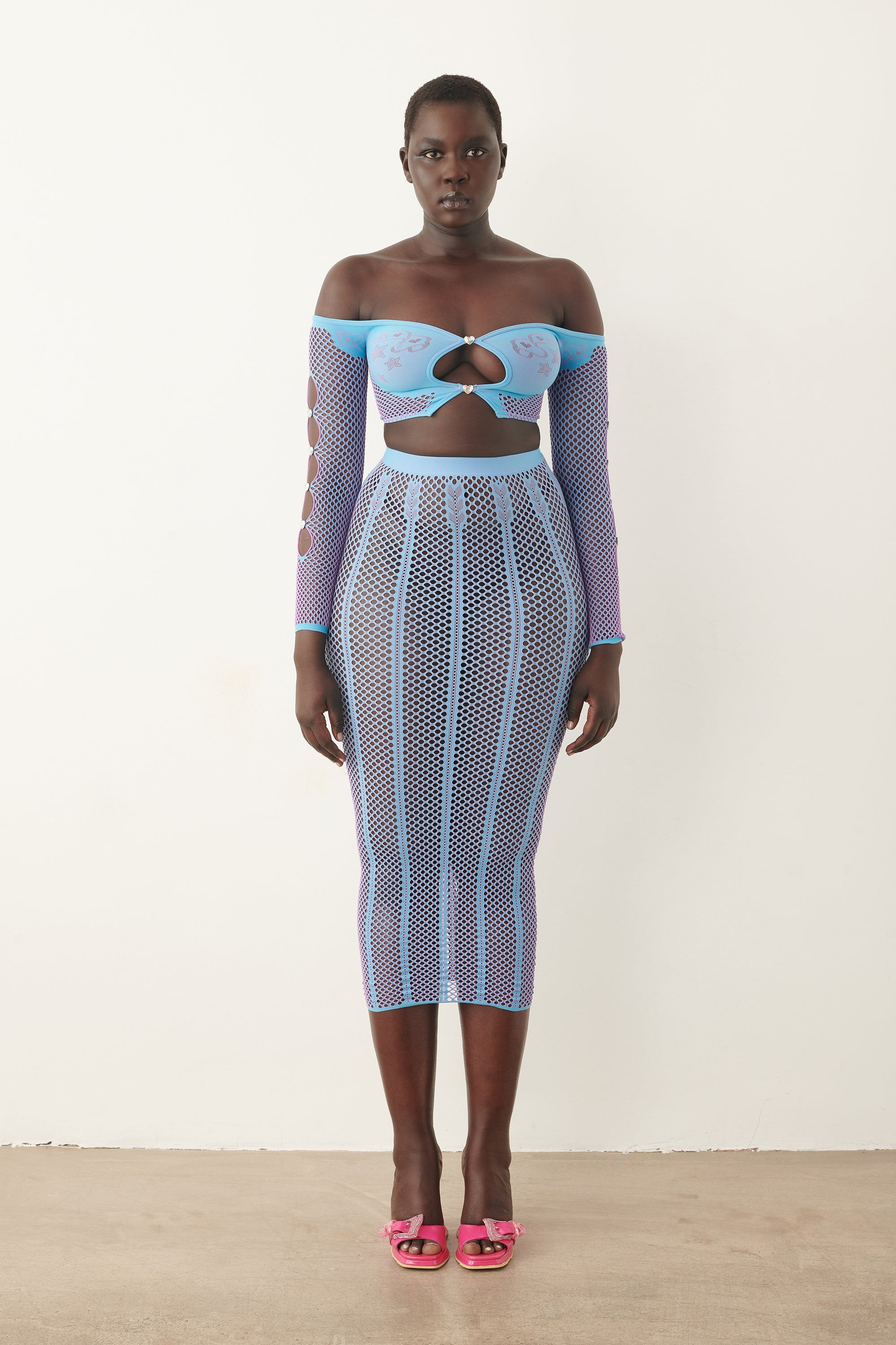 FORTUNE SKIRT CRYPTO BLUE - 7