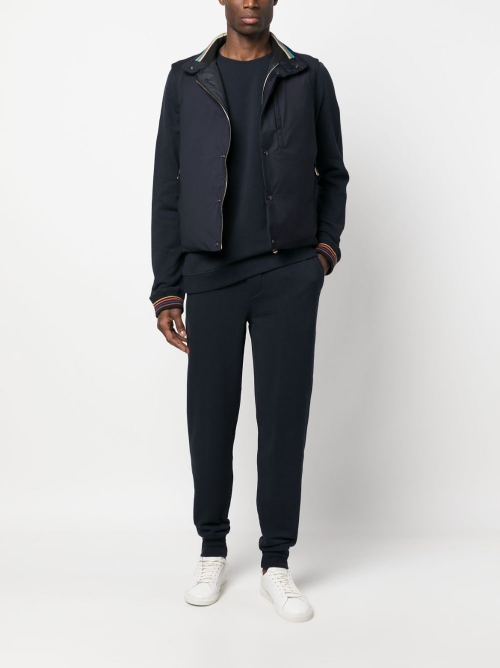 Signature Stripe cotton sweatpants - 5