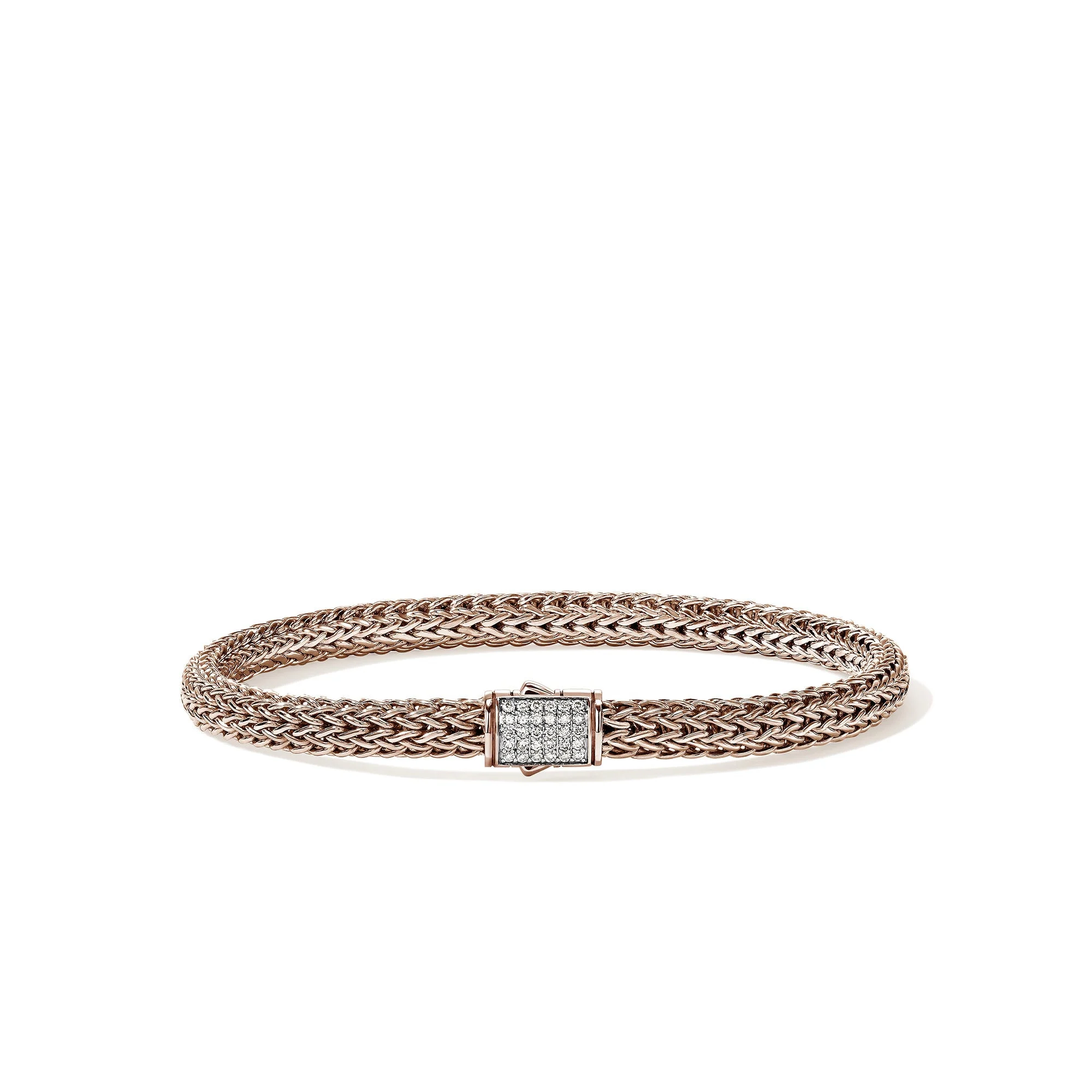 Icon Bracelet, Rose Gold, Diamonds, 5MM - 1
