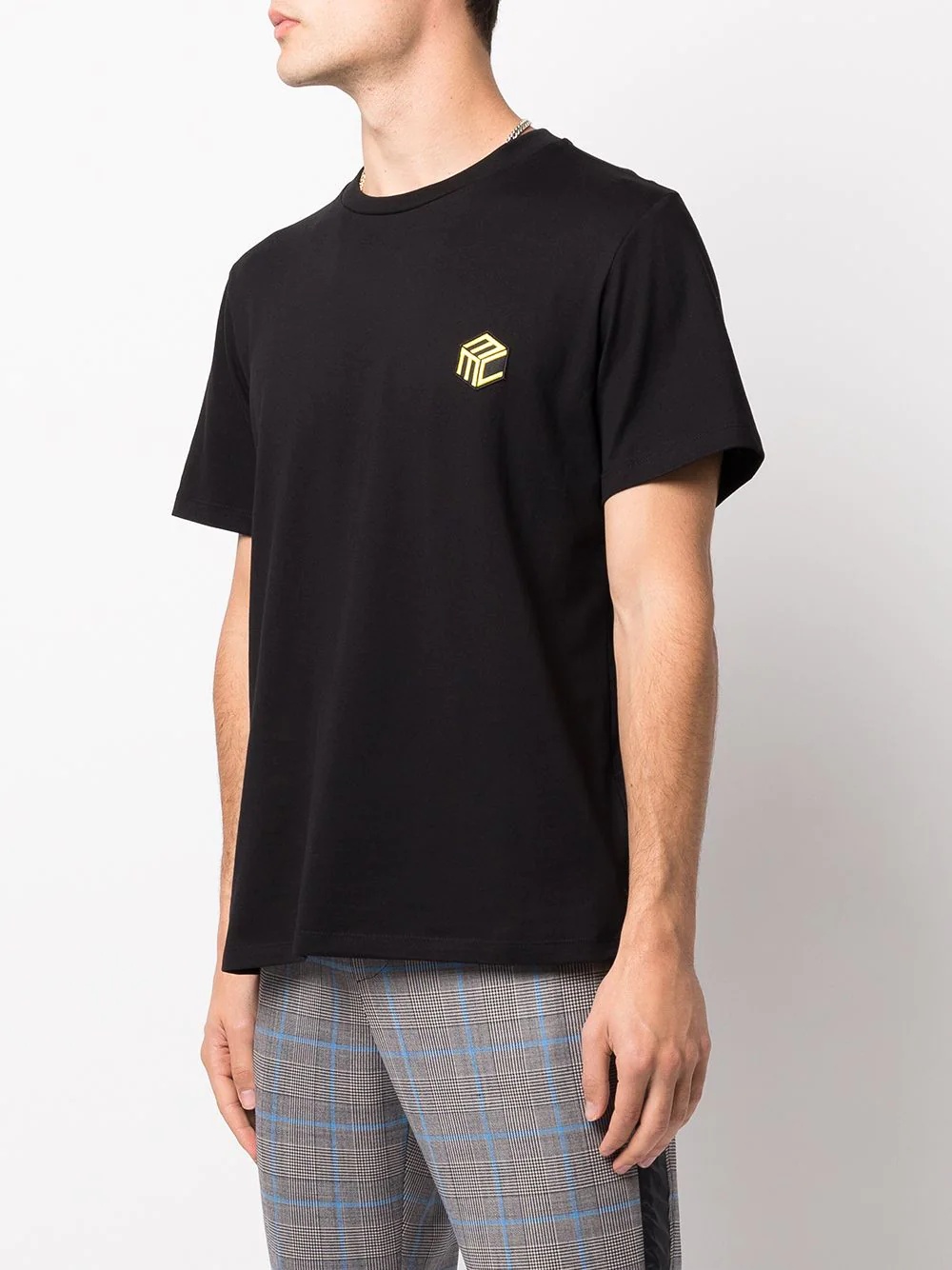 embroidered logo short-sleeve T-shirt - 3