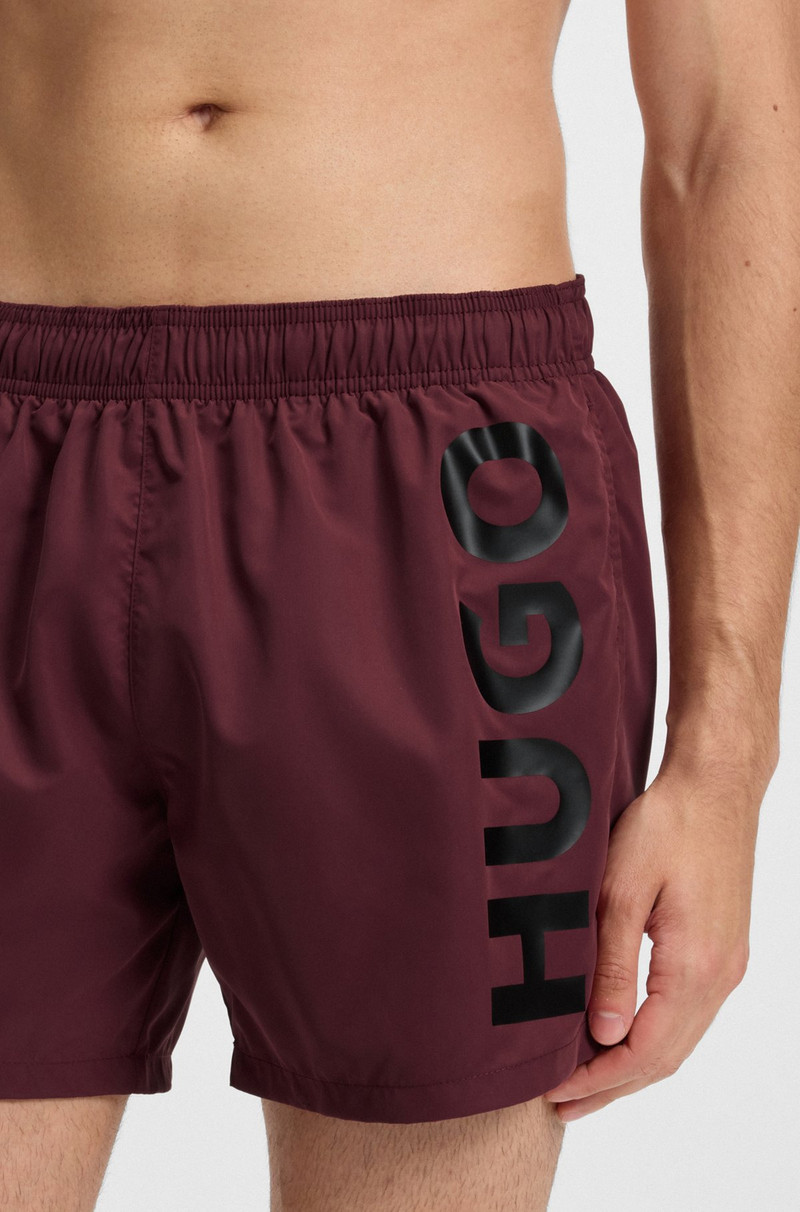 SWIM SHORTS WITH VERTICAL LOGO PRINT 3