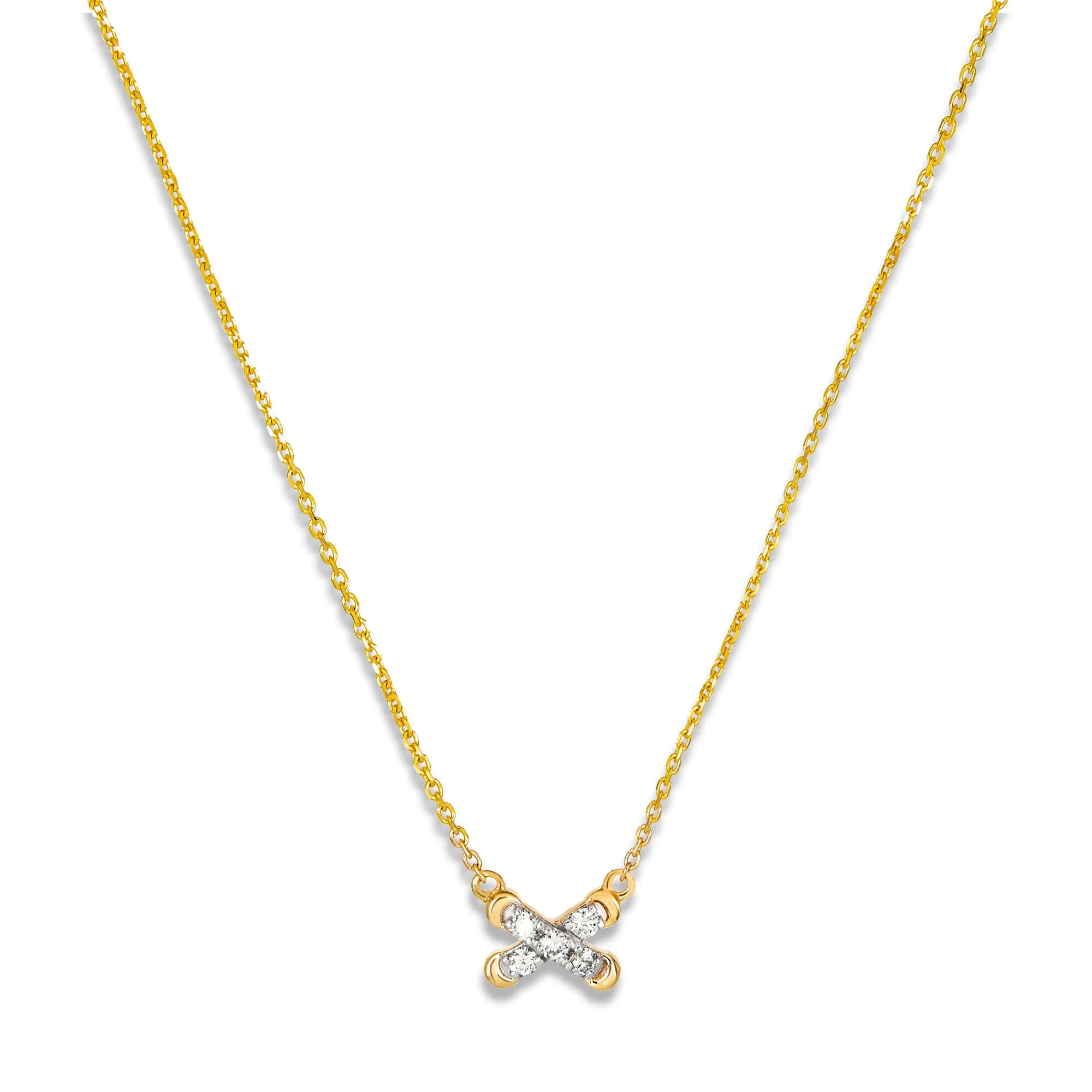 Diamond Cross Stitch Necklace - 1
